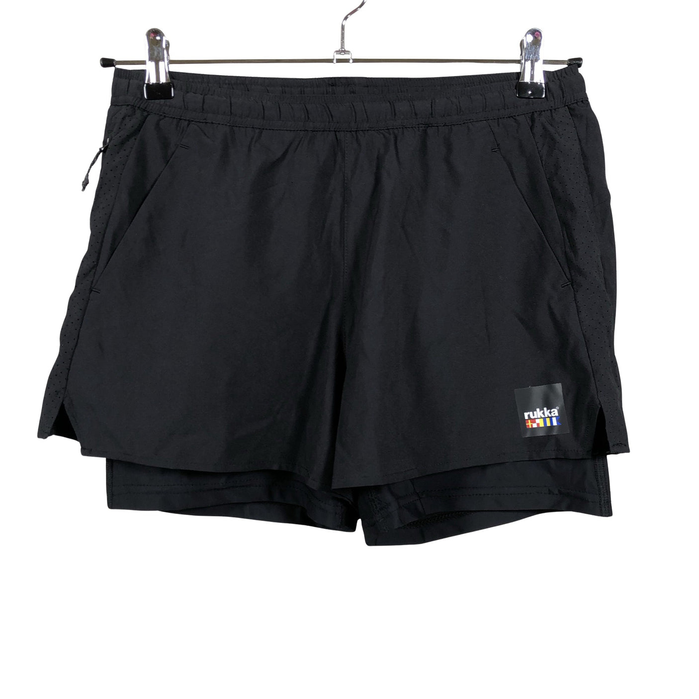 Unisex Rukka - Lühikesed spordipüksid, suurus 40 - Must (1)