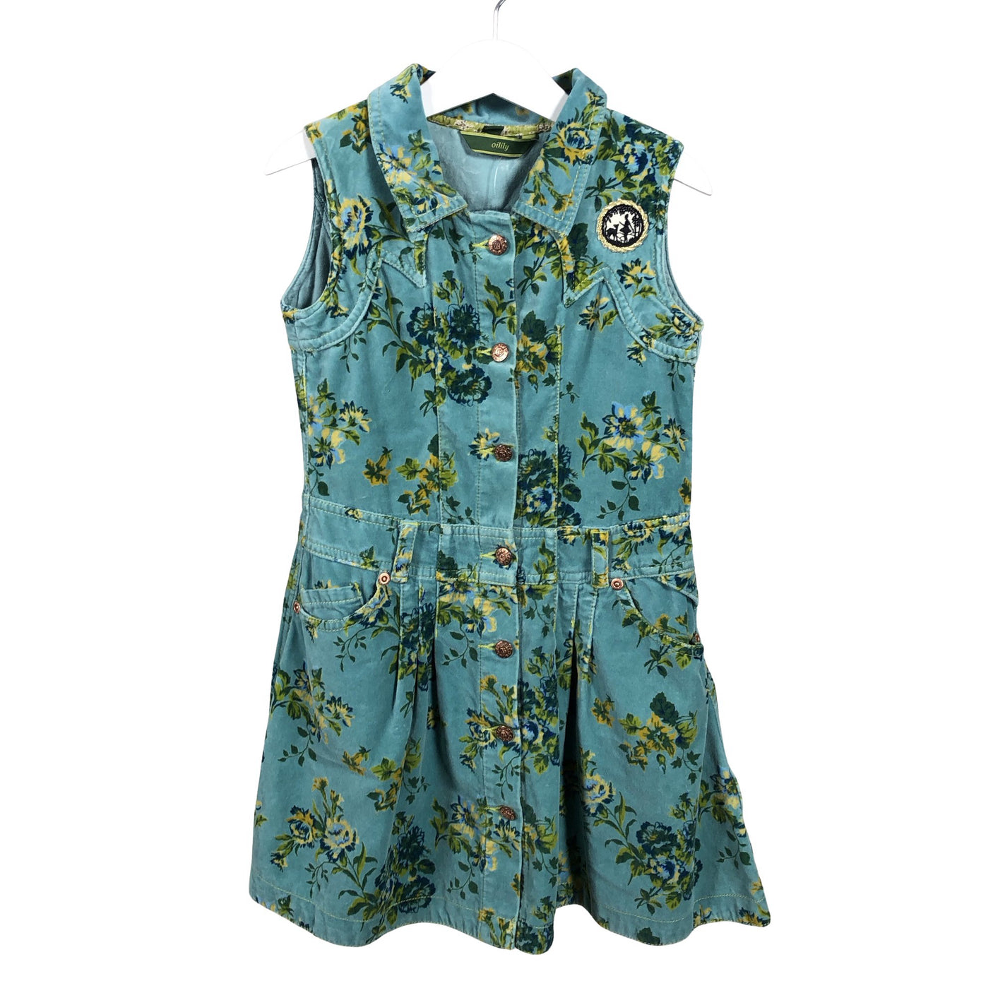 Unisex Oilily - Mitteveniv kleit, suurus 116 - 122 - Türkiis (1)