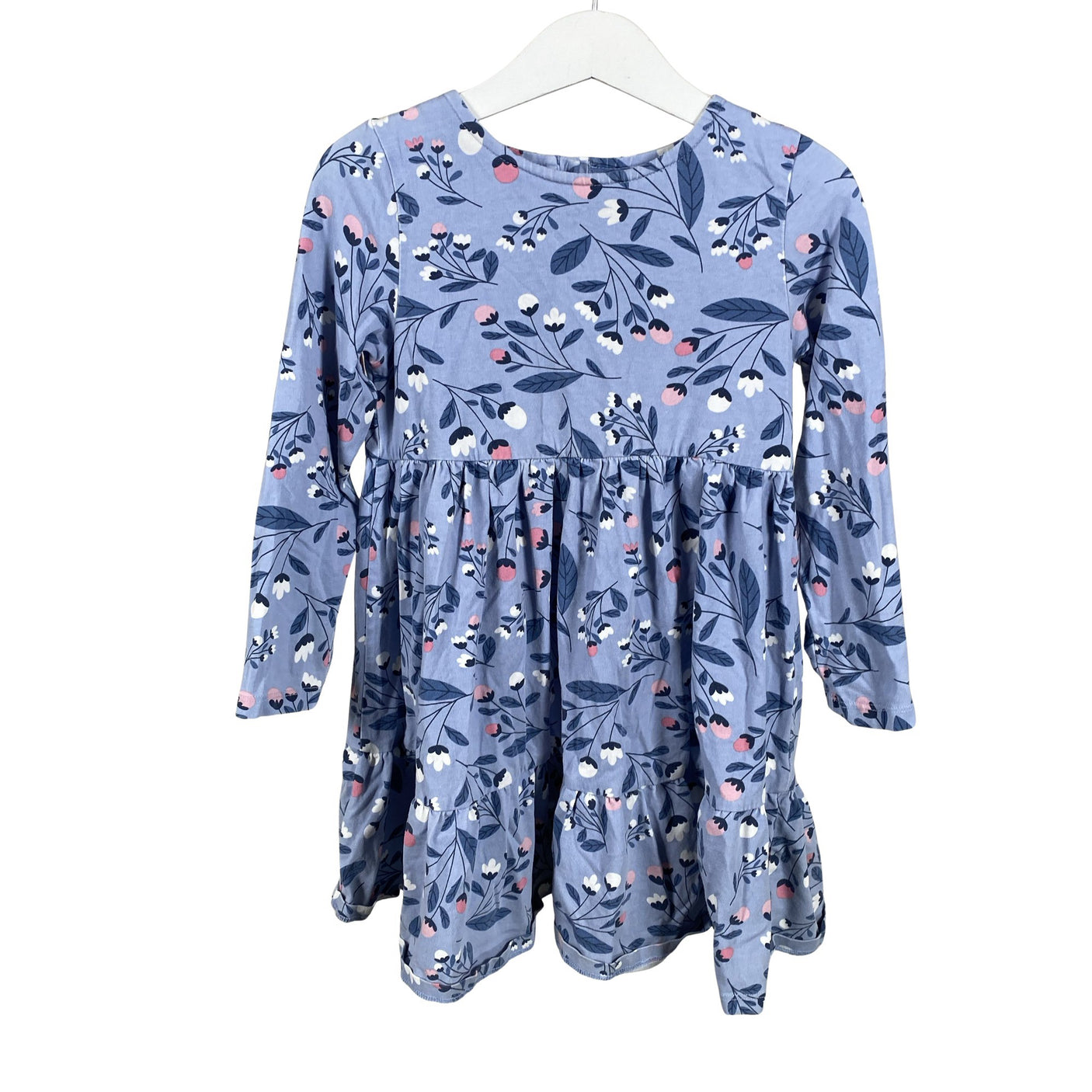 Unisex Polarn O. Pyret - Trikotaažist kleit, suurus 104 - 110 - Helesinine (1)