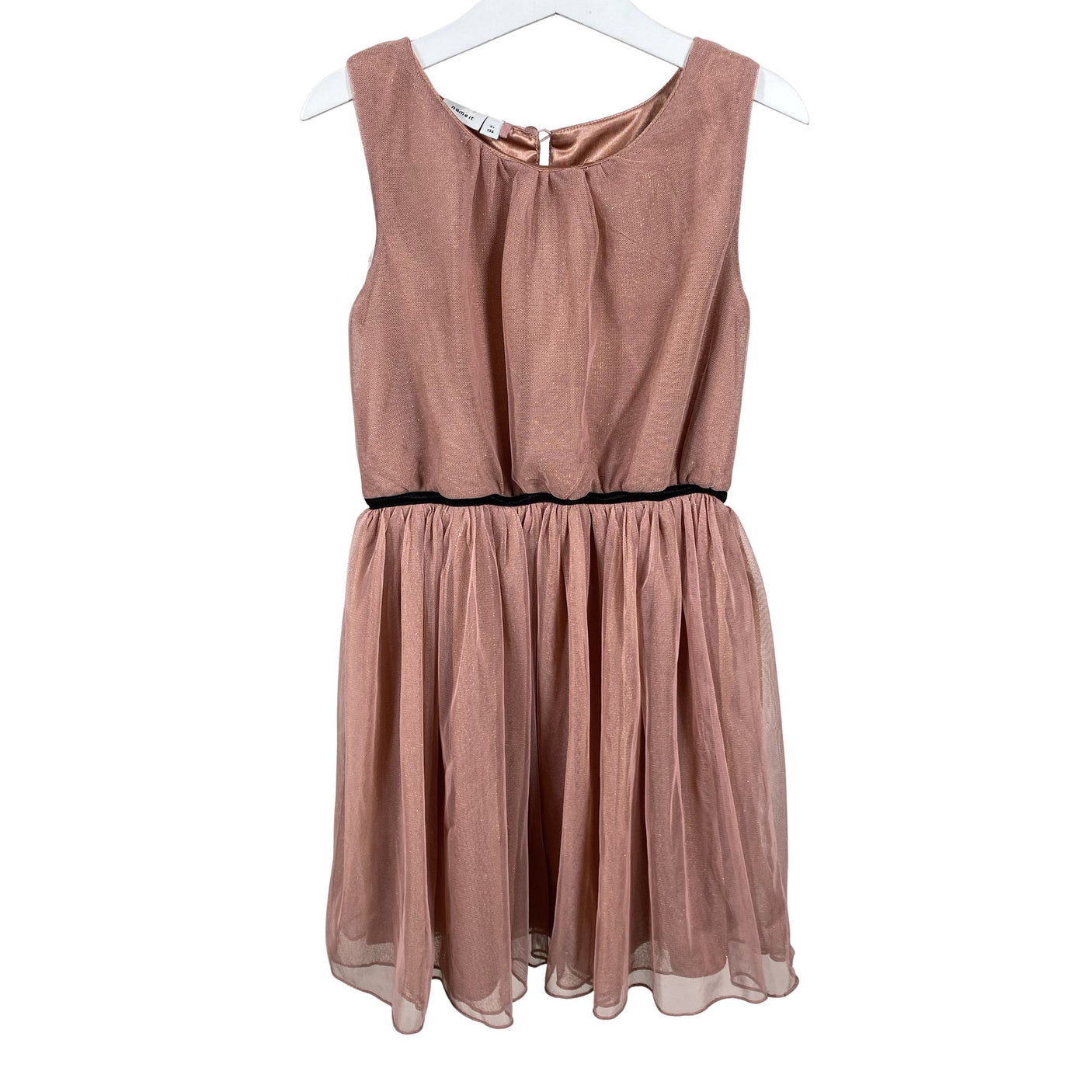 Unisex Name It - Pidulik kleit, suurus 128 - 134 - Heleroosa (1)