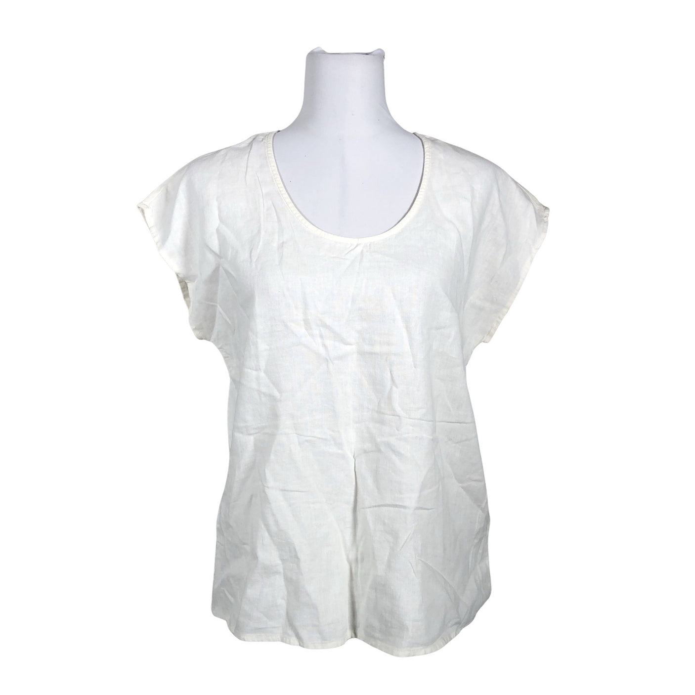 Unisex b.Young - Lühikeste käistega pluus, suurus 36 - Valge (1)