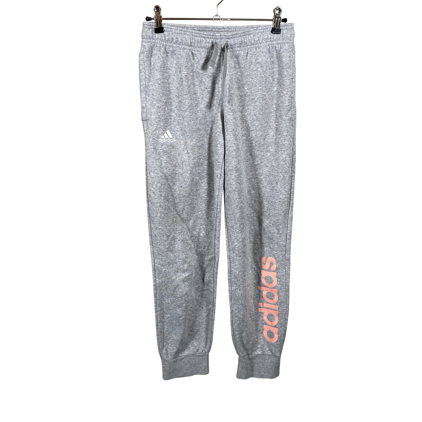 Unisex Adidas - Dressikangast püksid, suurus 146 - 152 - Hall (1)