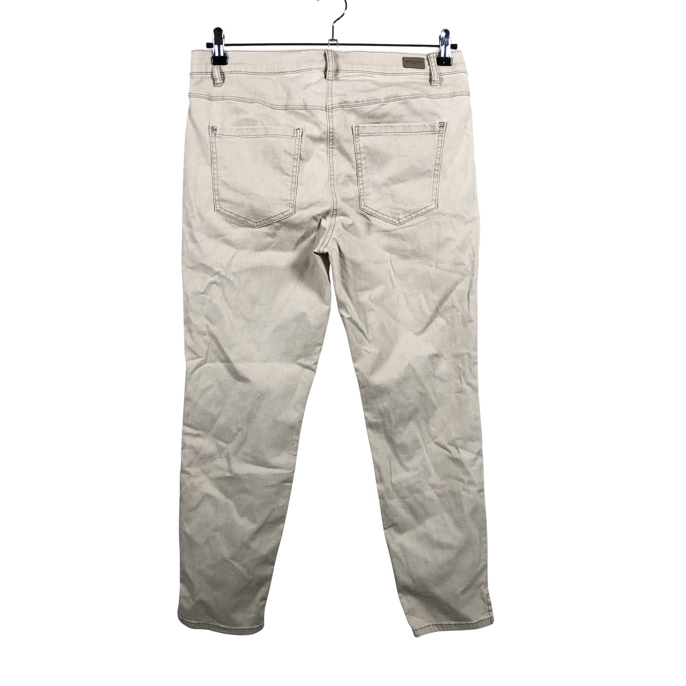 Unisex Gerry Weber - Teksast poolpikad püksid, suurus 42 - Beige (2)