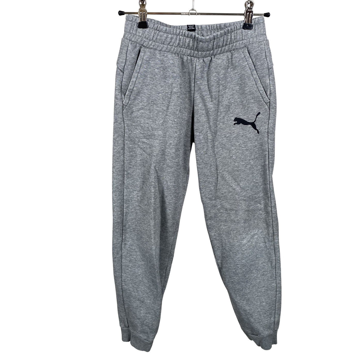 Unisex Puma - Dressikangast püksid, suurus 134 - 140 - Hall (1)