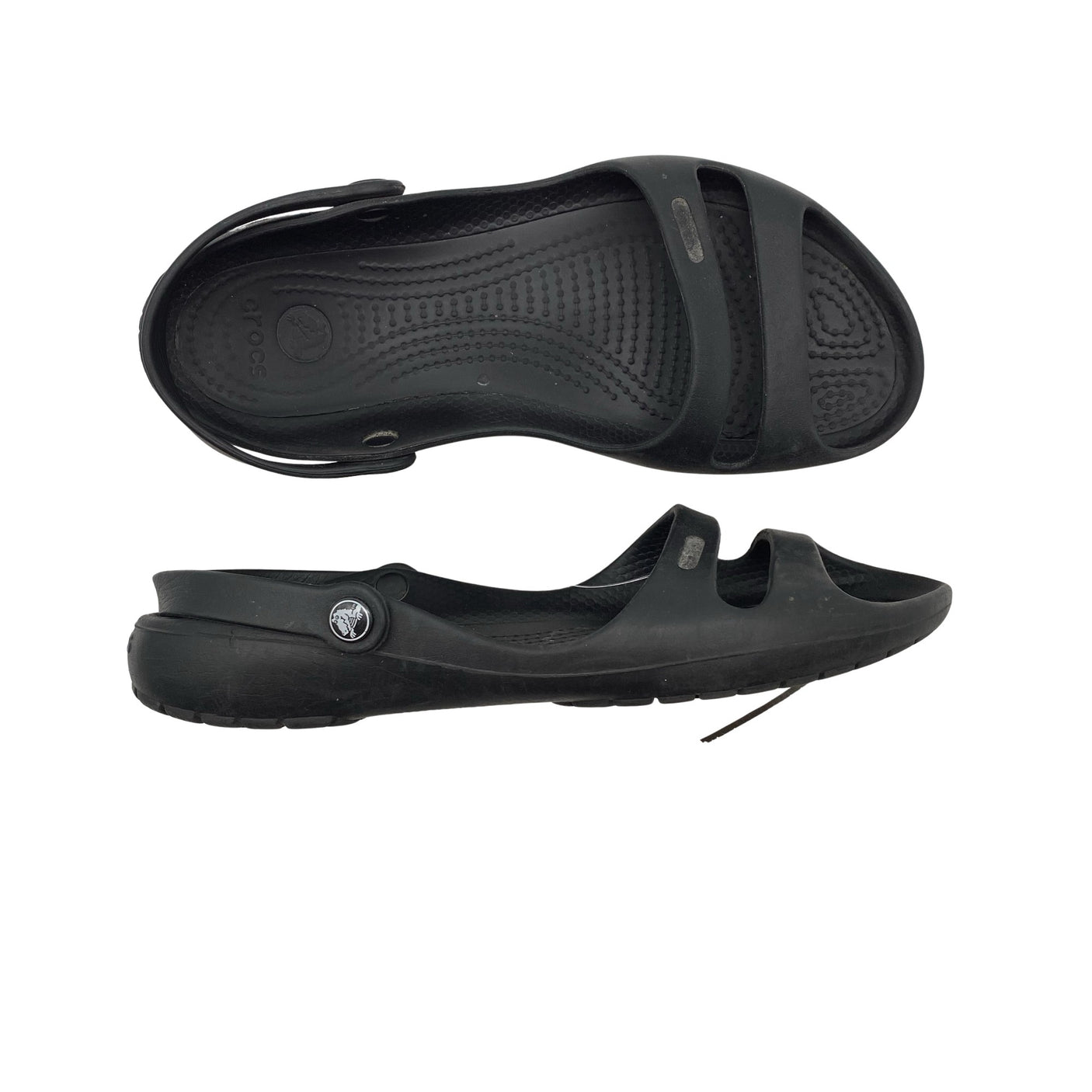 Unisex Crocs - Rihmikud, suurus 39 - Must (1)
