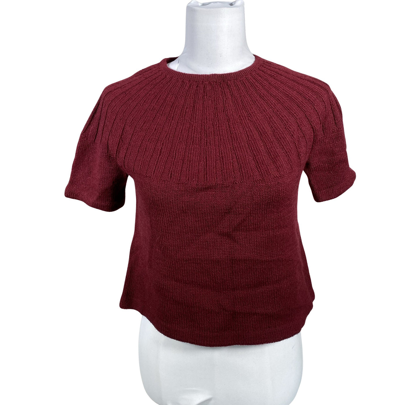 Unisex Handmade - Kampsun, suurus 36 - Veinipunane (1)