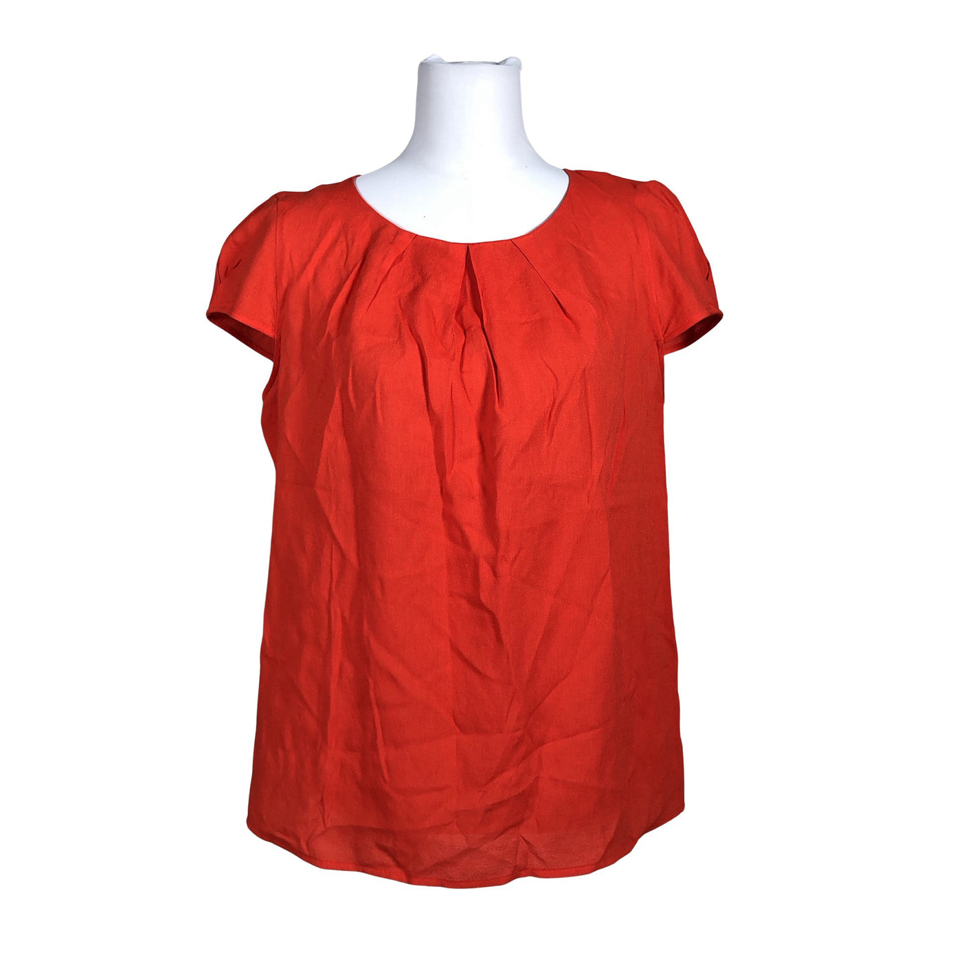 Unisex EDC by Esprit - Lühikeste käistega pluus, suurus 40 - Punane (1)