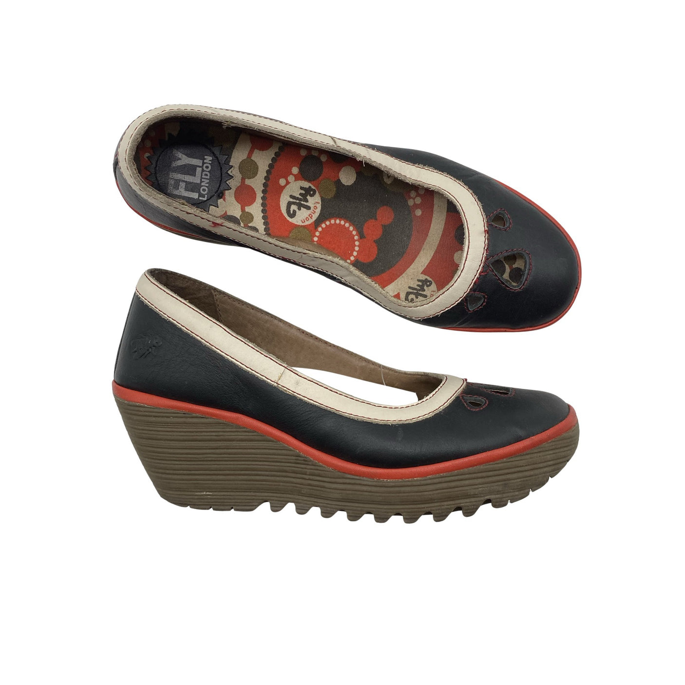 Unisex FLY London - Kiilkontsaga kingad, suurus 37 - Must (1)