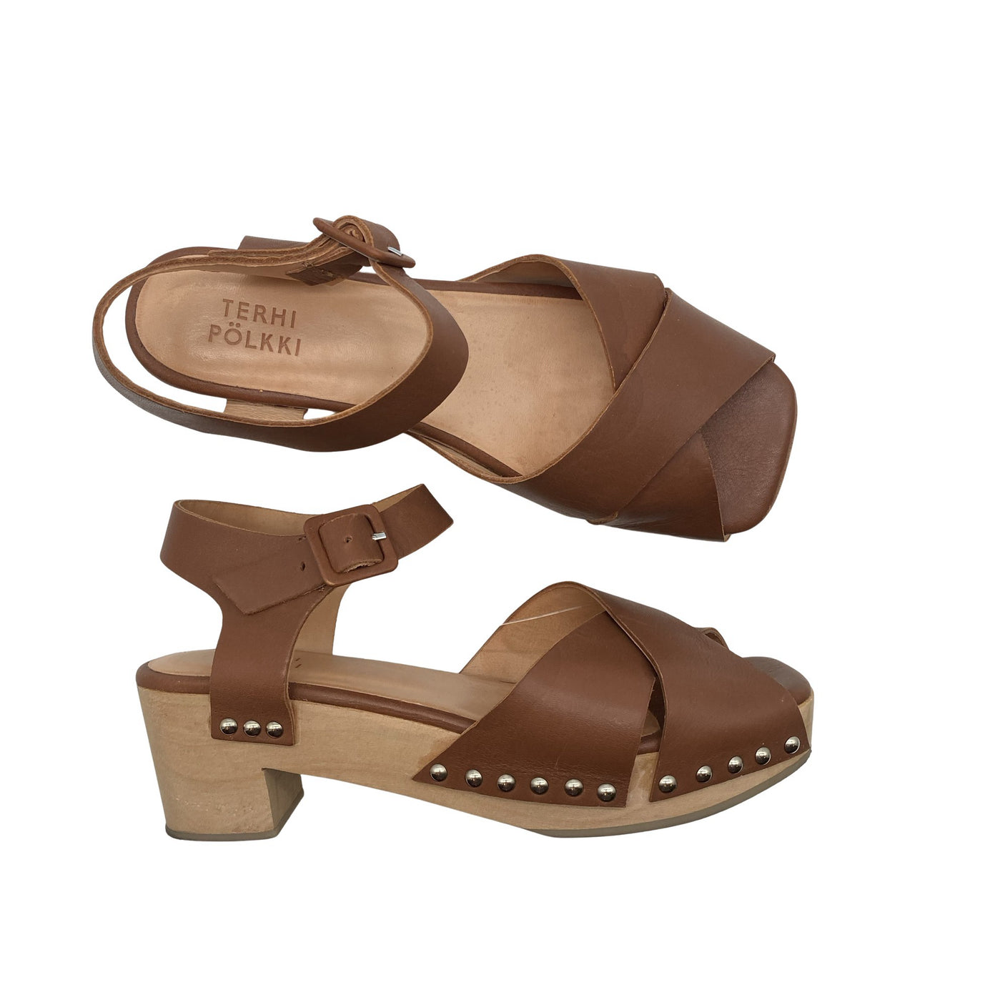 Unisex Terhi Pölkki - Kontsaga rihmikud, suurus 41 - Pruun (1)