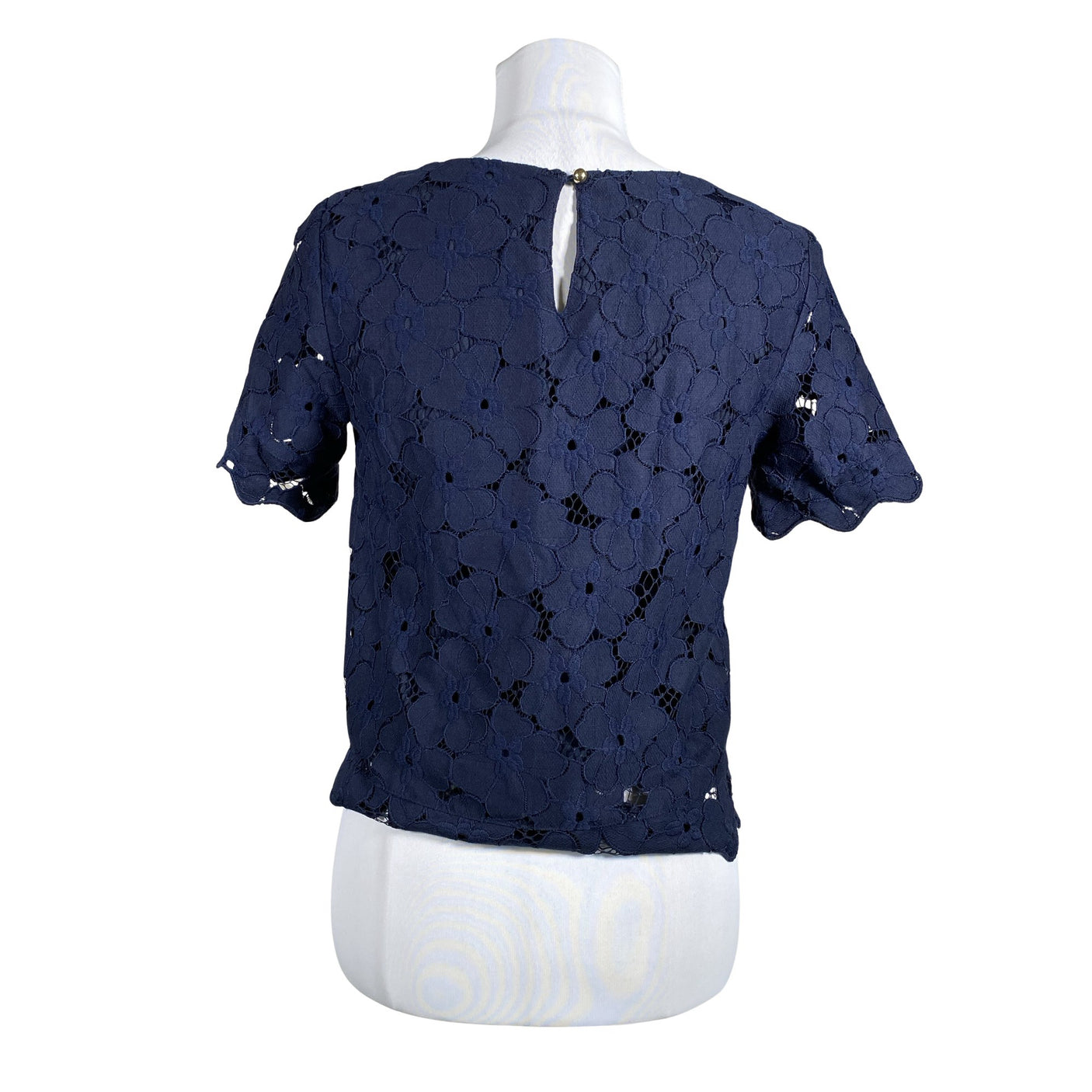 Unisex Holly & Whyte by Lindex - Lühikeste käistega pluus, suurus 38 - Sinine (2)