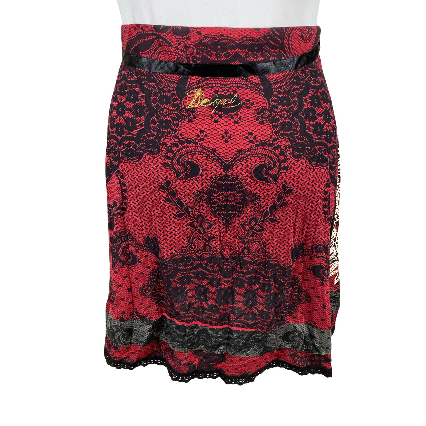 Unisex Desigual - Trikotaažist seelik, suurus 42 - Punane (2)