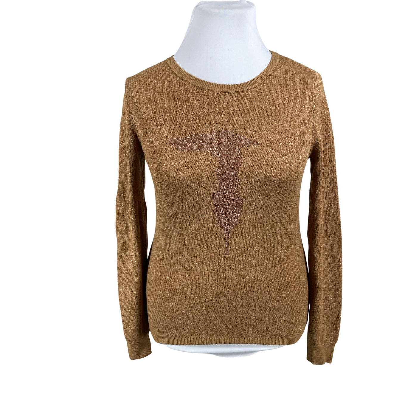 Unisex Trussardi Jeans - Kampsun, suurus 42 - Pruun (1)