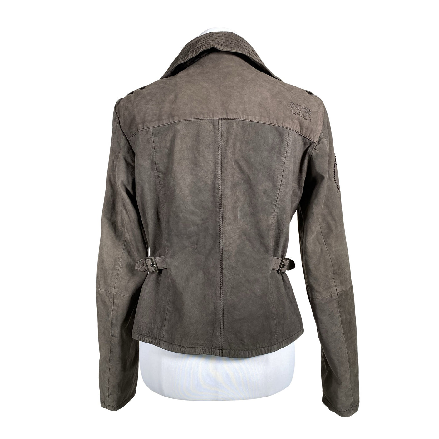 Unisex Superdry - Nahktagi, suurus 38 - Pruun (2)