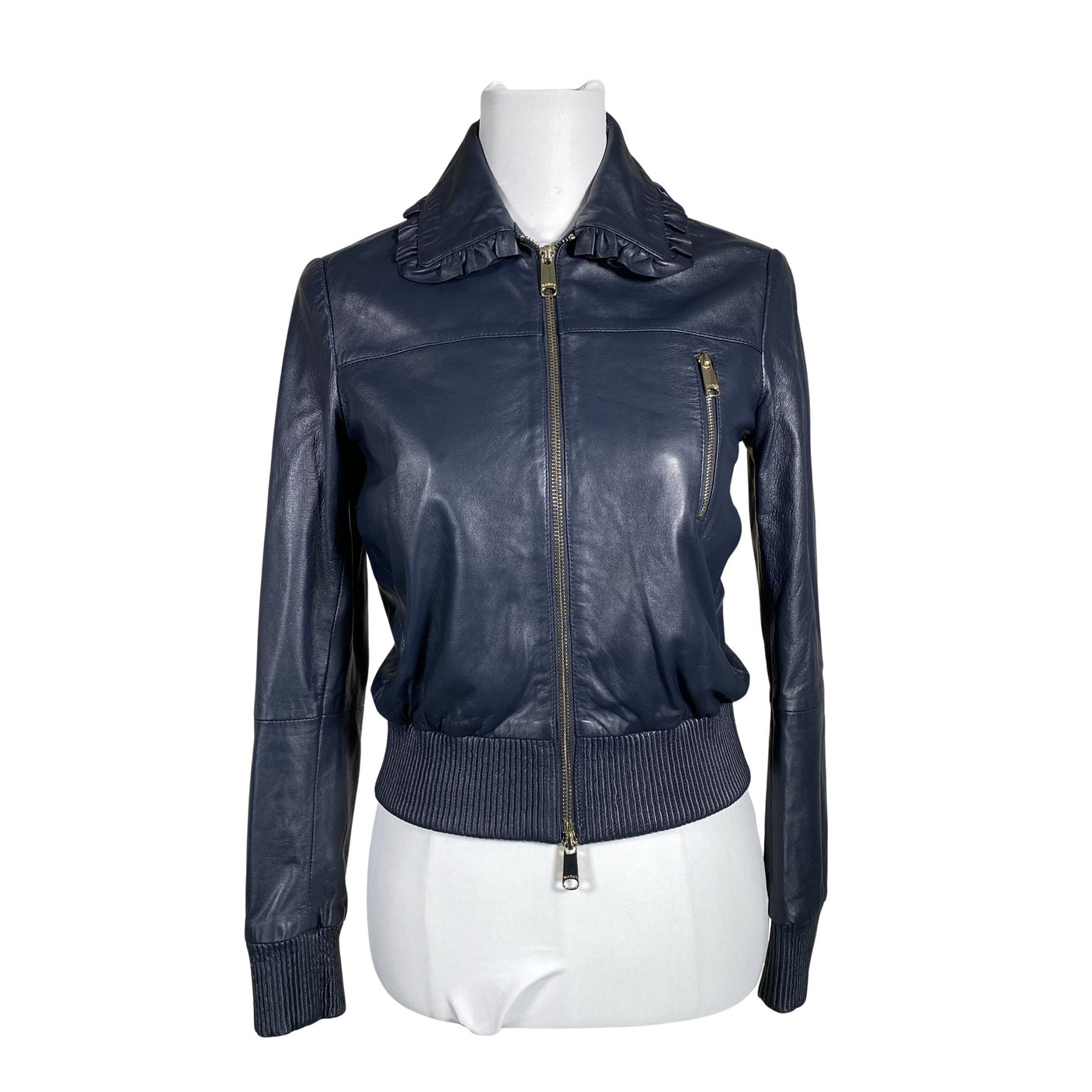 Unisex Max&Co - Nahktagi, suurus 36 - Sinine (1)