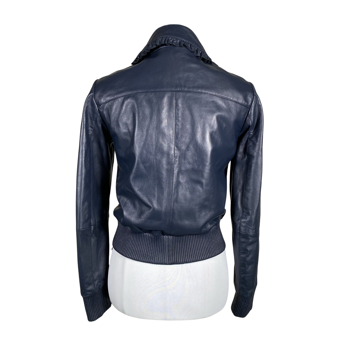 Unisex Max&Co - Nahktagi, suurus 36 - Sinine (3)