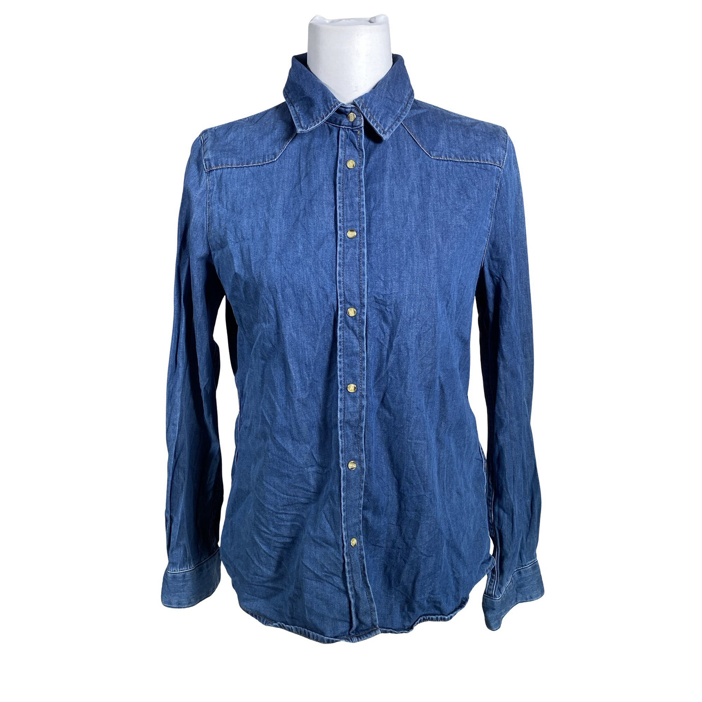Unisex Massimo Dutti - Teksasärk, suurus 40 - Sinine (1)