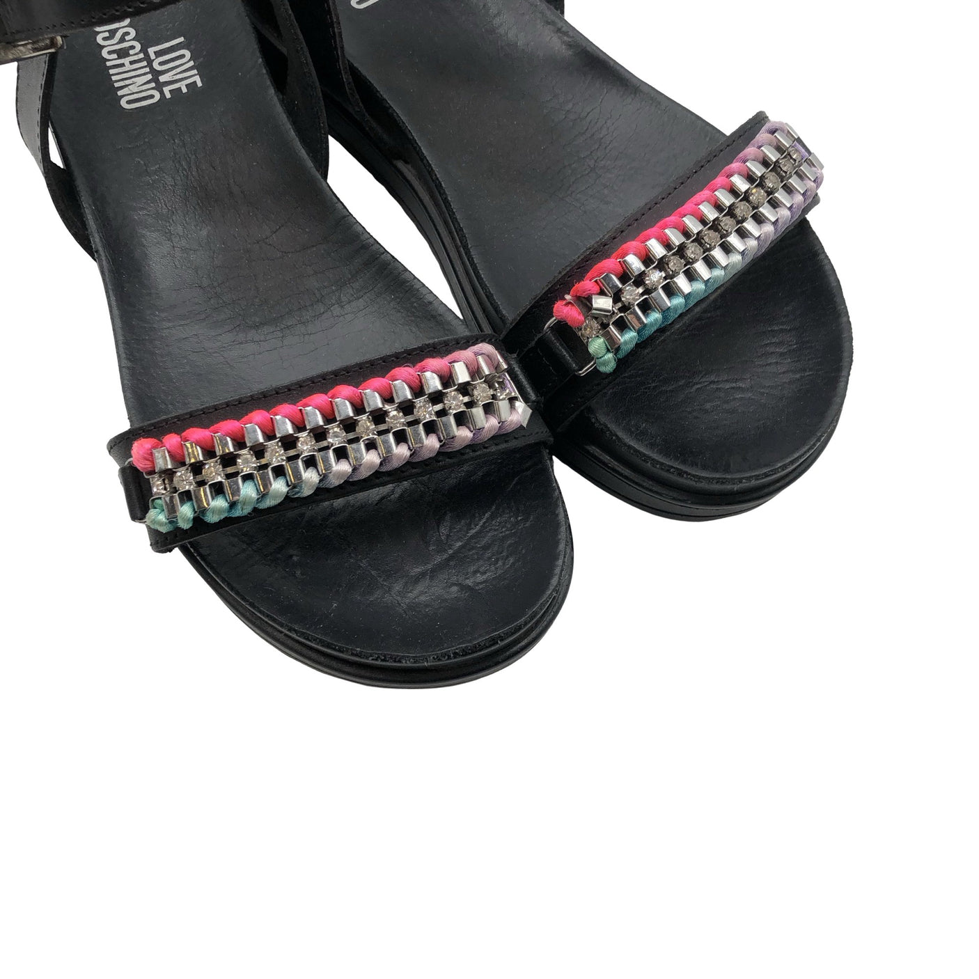 Unisex Love Moschino - Rihmikud, suurus 38 - Must (2)