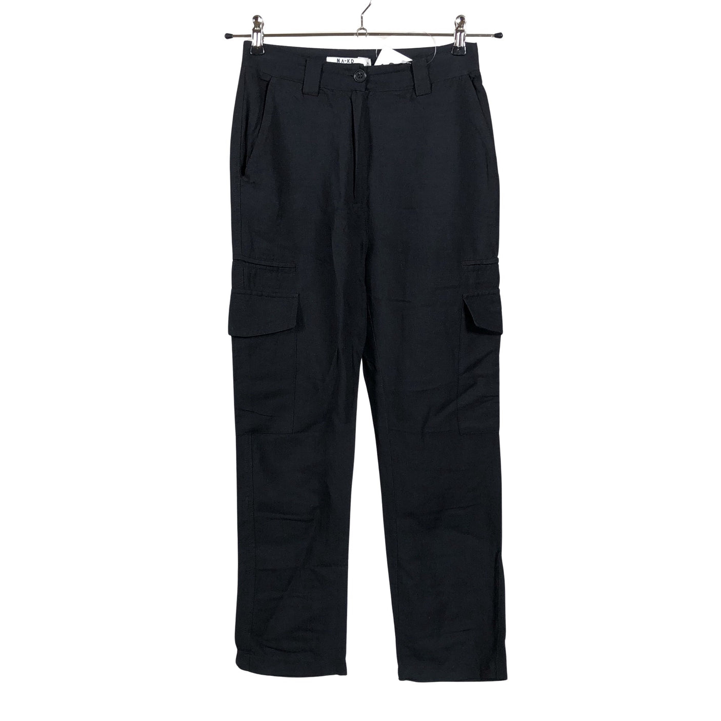 Unisex Na-KD - Mittevenivad püksid, suurus 34 - Must (1)