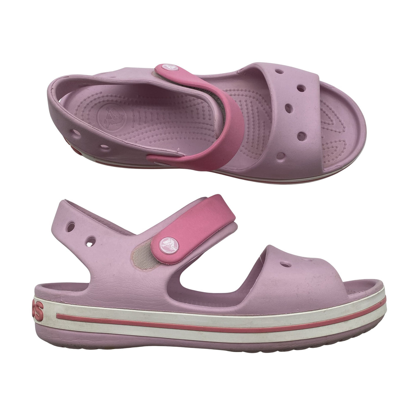 Unisex Crocs - Rihmikud, suurus 34 - Heleroosa (1)