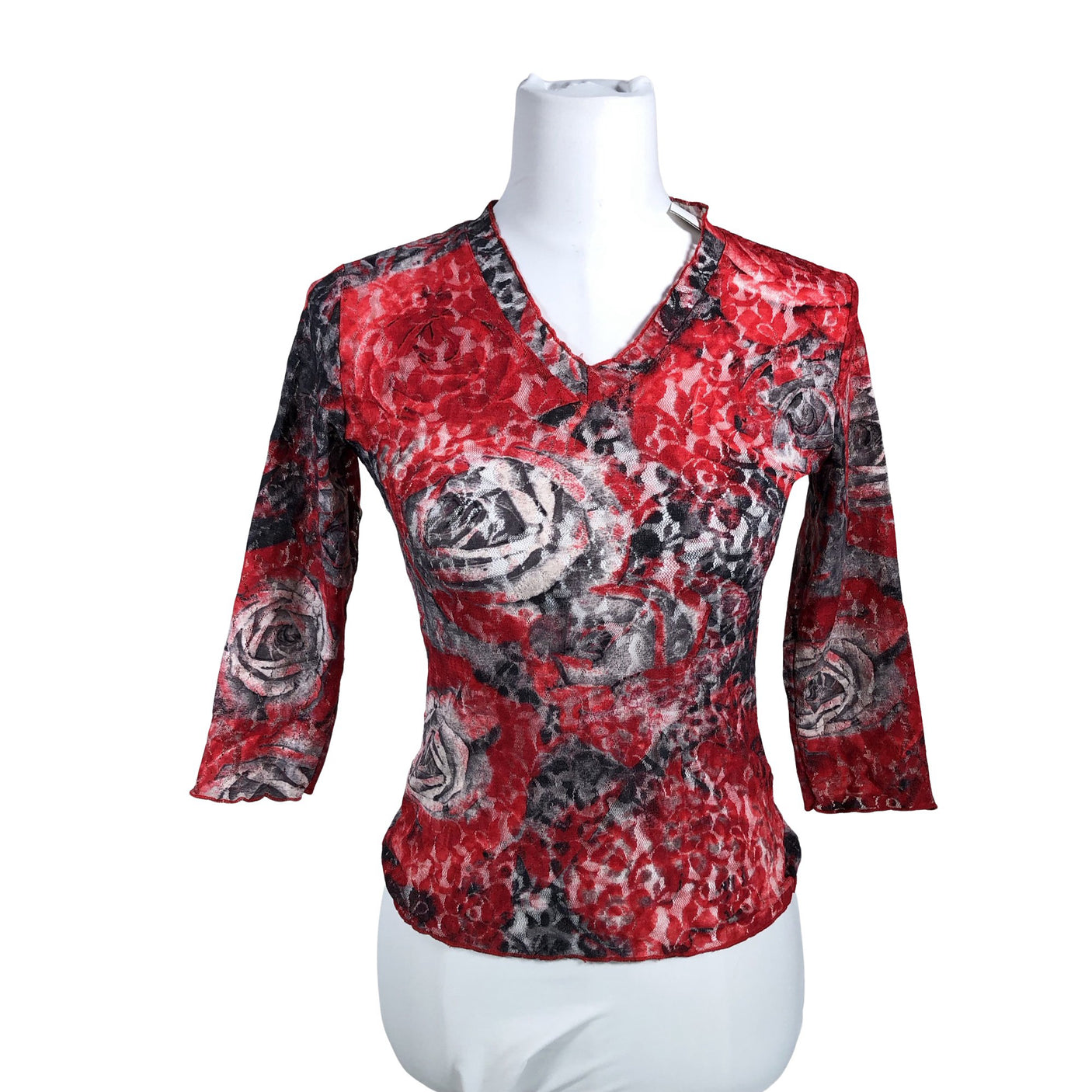 Unisex Christine Collection - Trikotaažist pluus, suurus 36 - Punane (1)