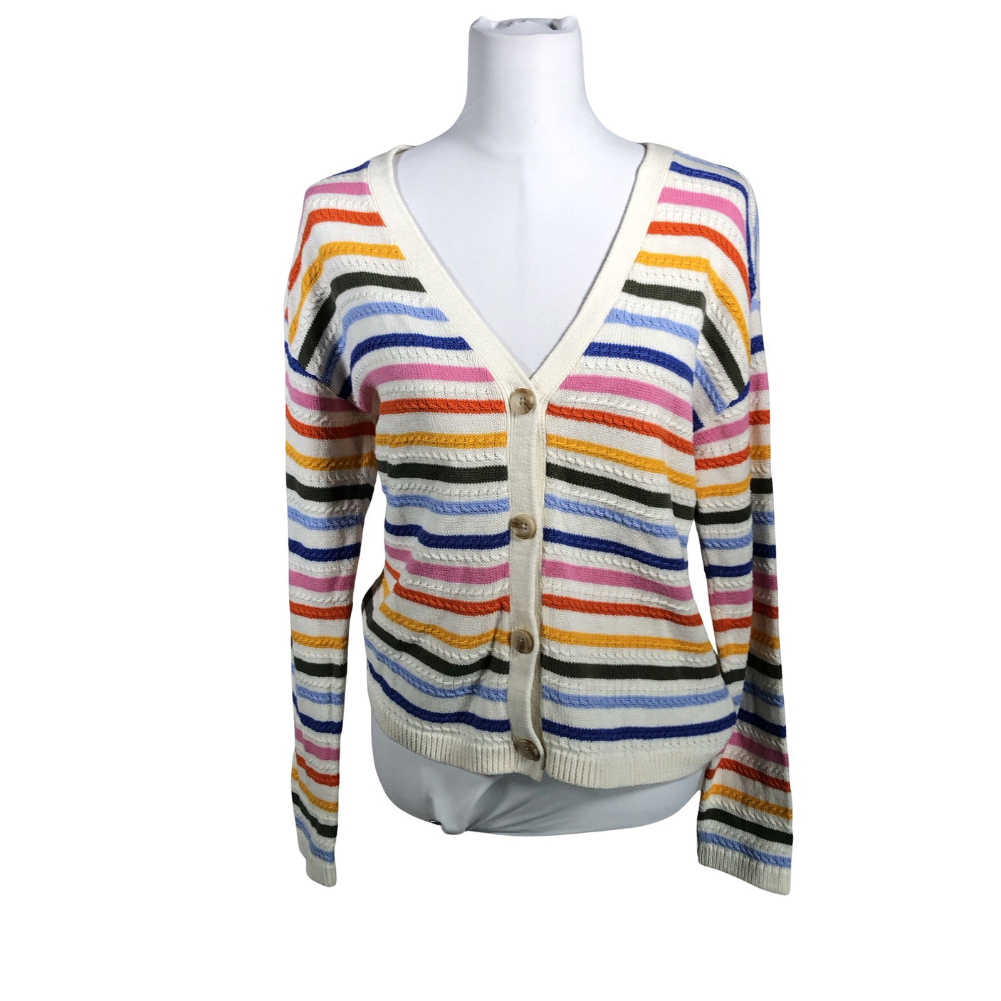Unisex Talbots - Kardigan, suurus 38 - Valge (1)