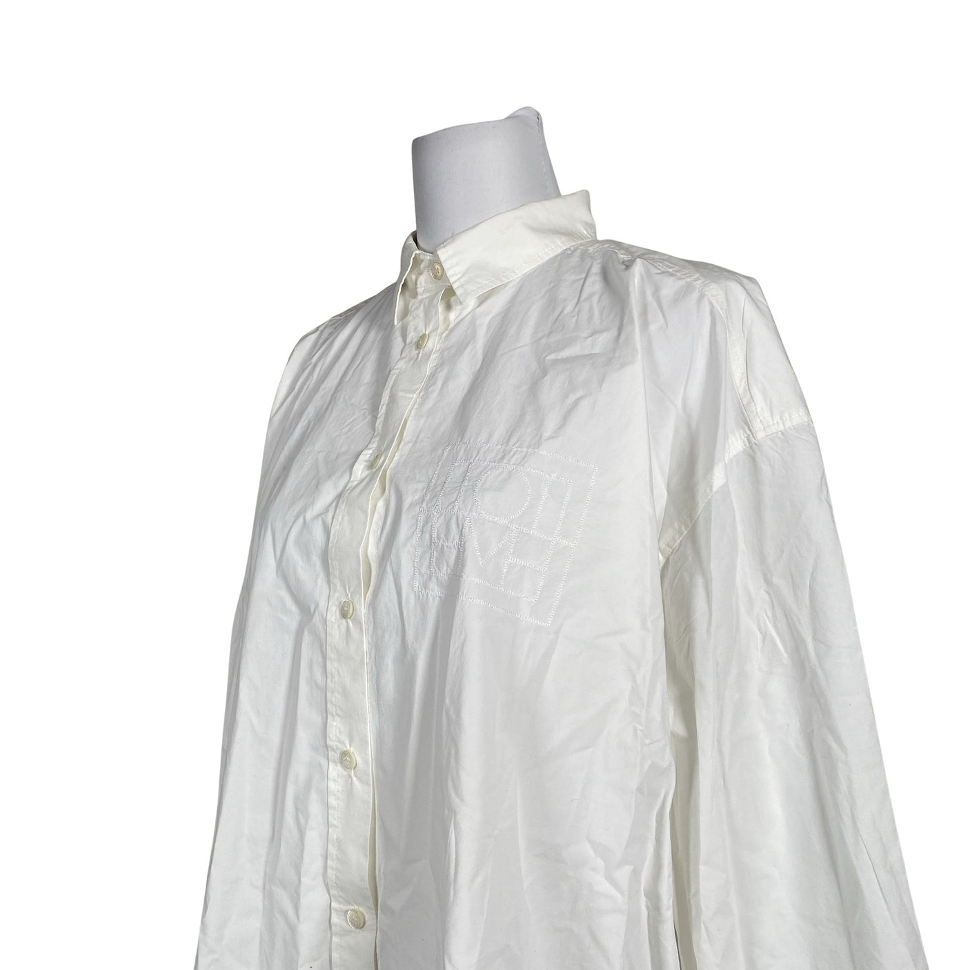 Unisex Totême - Mitteveniv tuunika, suurus 40 - Valge (2)