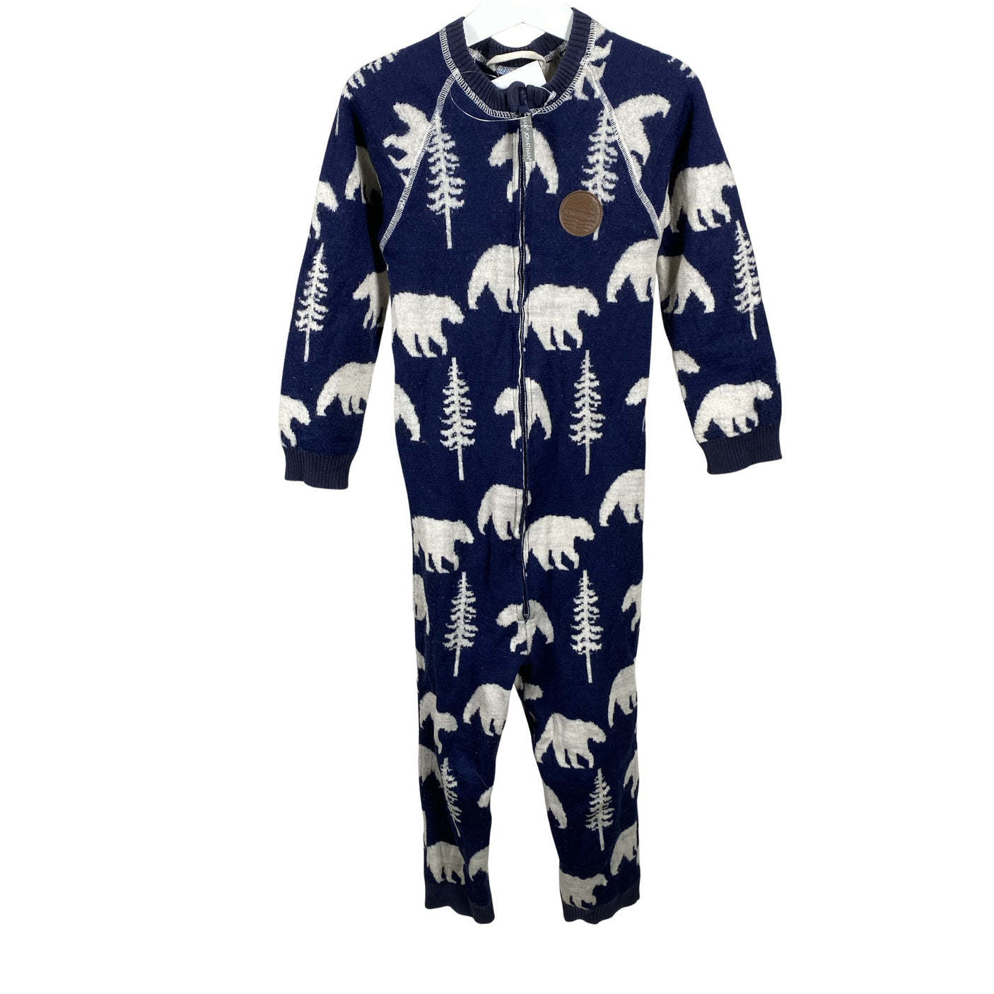 Unisex Jonathan - Villane kombinesoon, suurus 116 - 122 - Sinine (1)