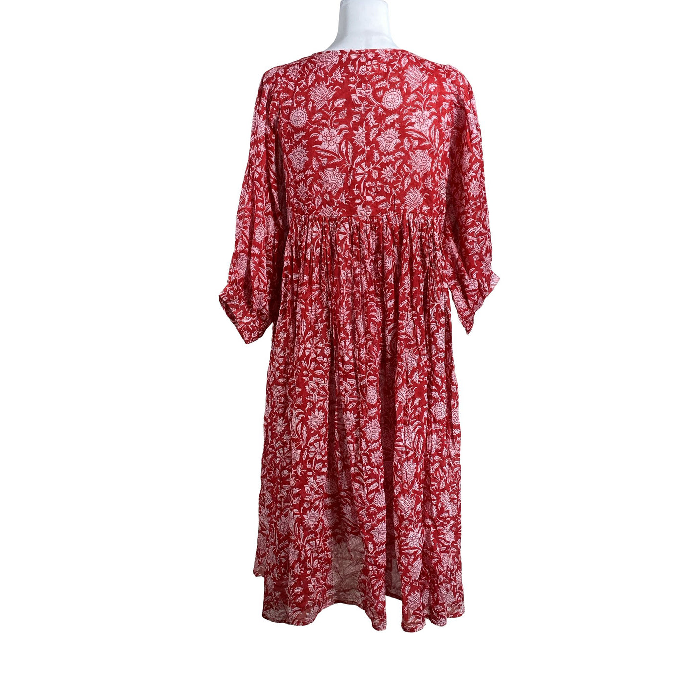 Unisex Daughters of India - Mitteveniv kleit, suurus 40 - Punane (2)