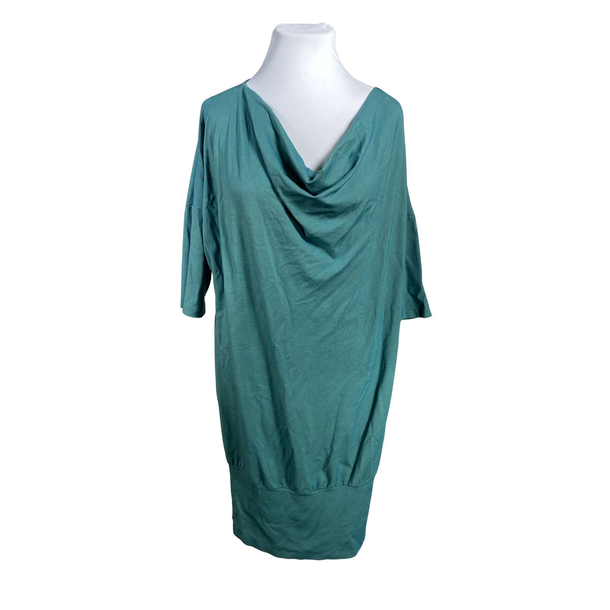 Unisex Zizzi - Trikotaažist kleit, suurus 44 - Roheline (2)
