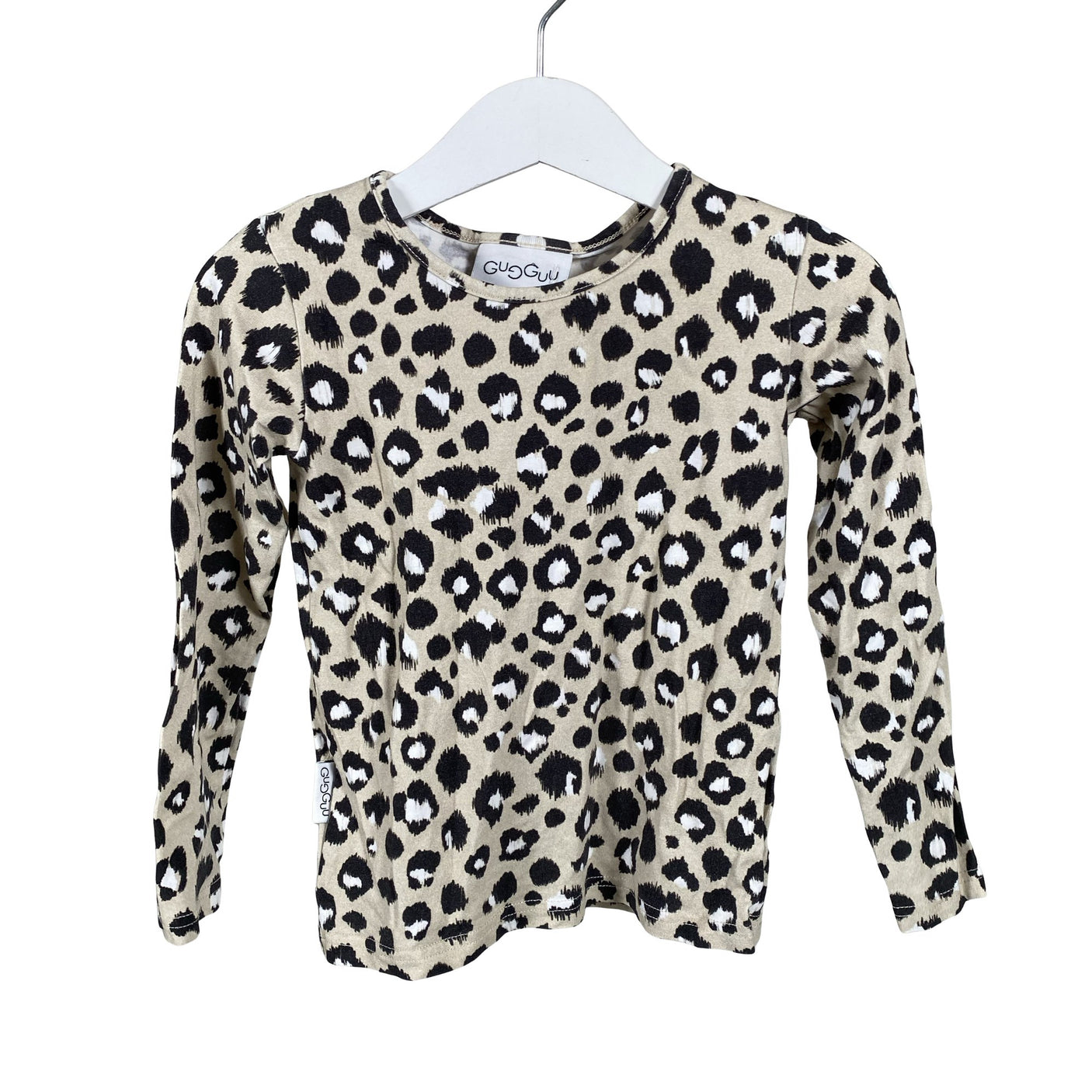 Unisex Gugguu - Trikotaažist pluus, suurus 98 - 104 - Beige (1)