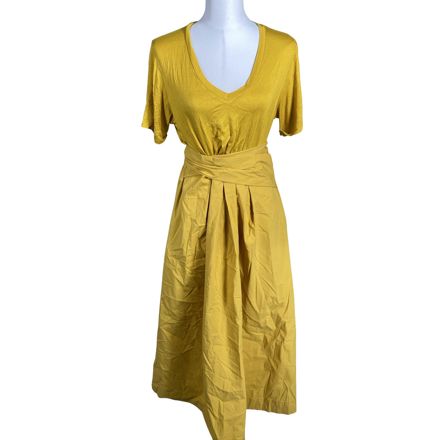 Unisex Crazy Wool - Mitteveniv kleit, suurus 40 - Kollane (1)