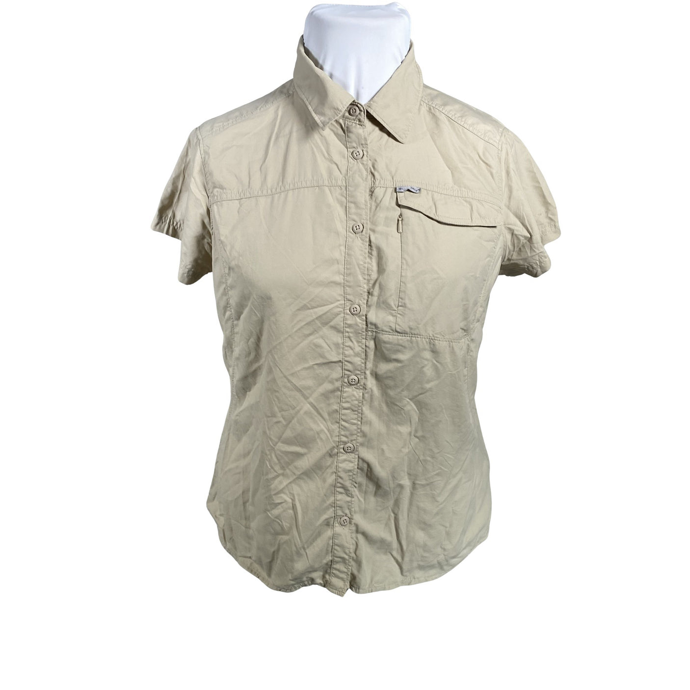 Unisex Columbia - Spordisärk, lühikesed käised, suurus 42 - Beige (1)