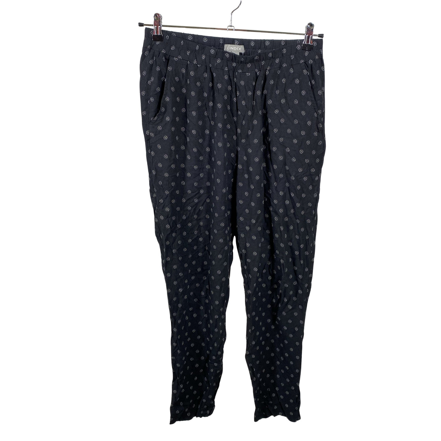 Unisex Lindex - Mittevenivad püksid, suurus 38 - Must (1)