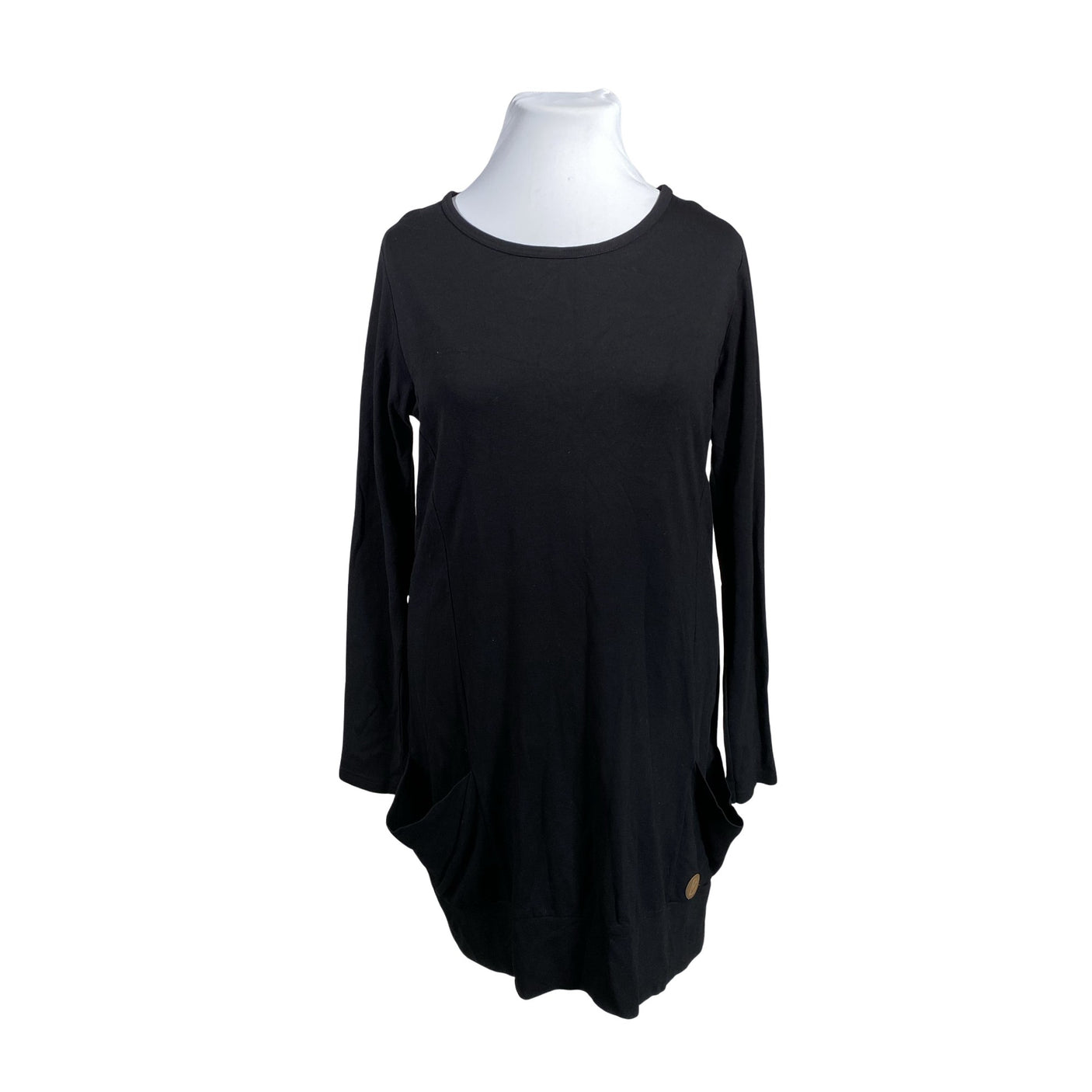 Unisex Blaa - Trikotaažist kleit, suurus 42 - Must (1)