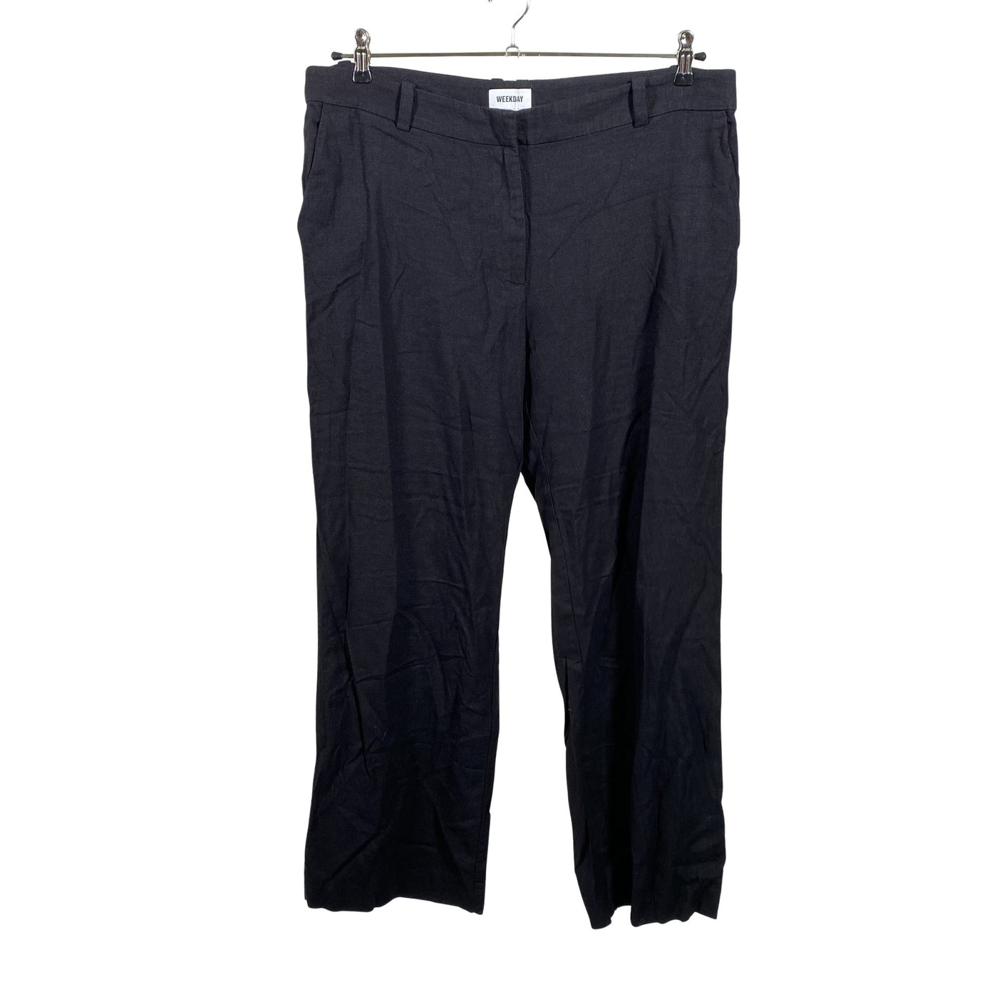 Unisex Weekday - Mittevenivad püksid, suurus 44 - Must (1)
