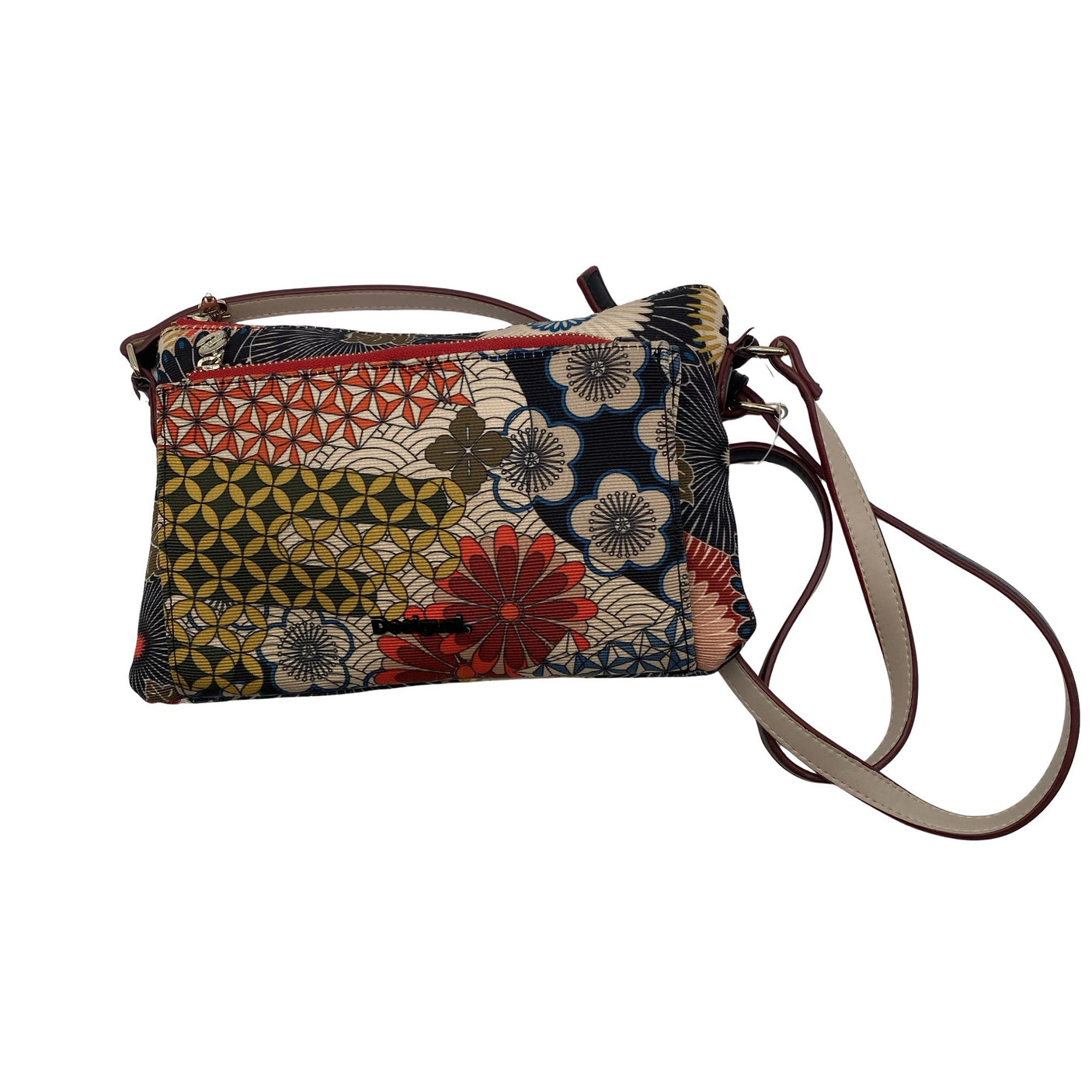 Unisex Desigual - Õlakott, suurus Midi - Beige (1)