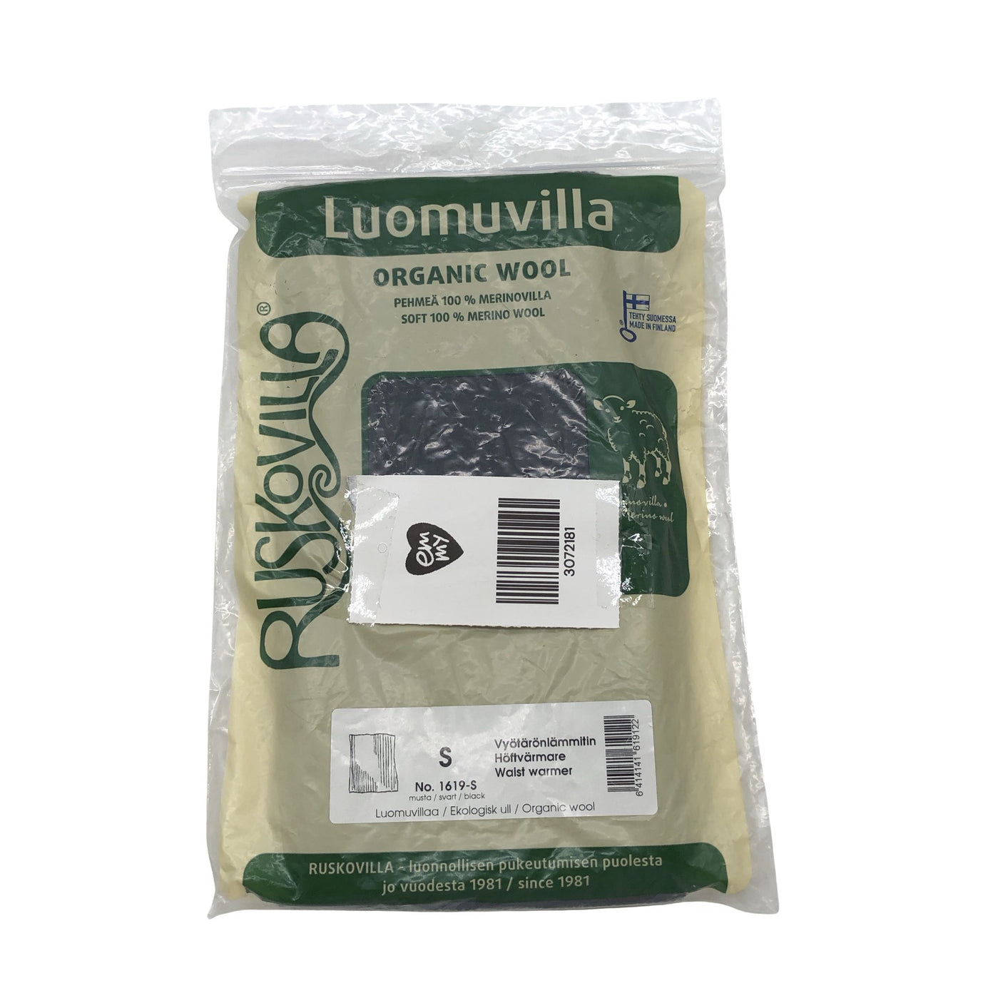 Unisex Ruskovilla - Elastne kõhuvöö, suurus 36 - Must (2)
