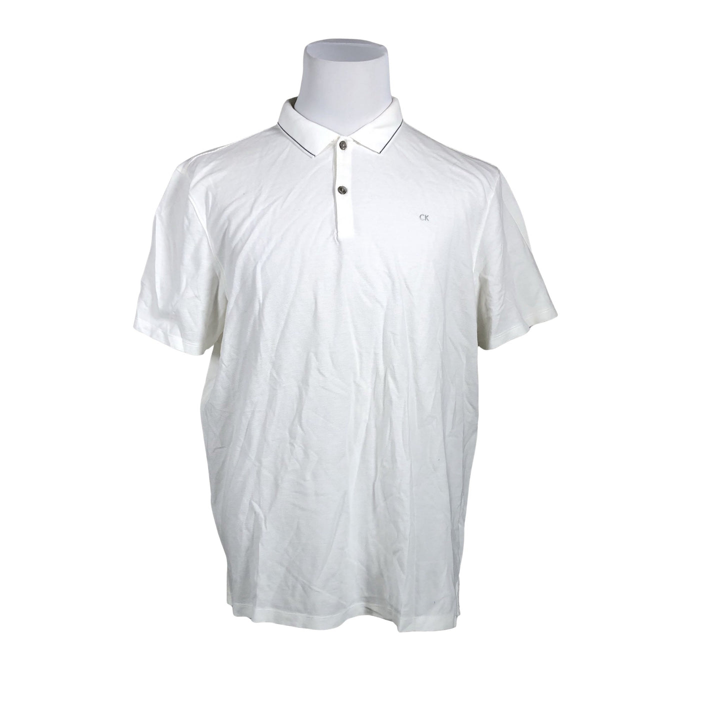 Unisex Calvin Klein - Polosärk, suurus XL - Valge (1)
