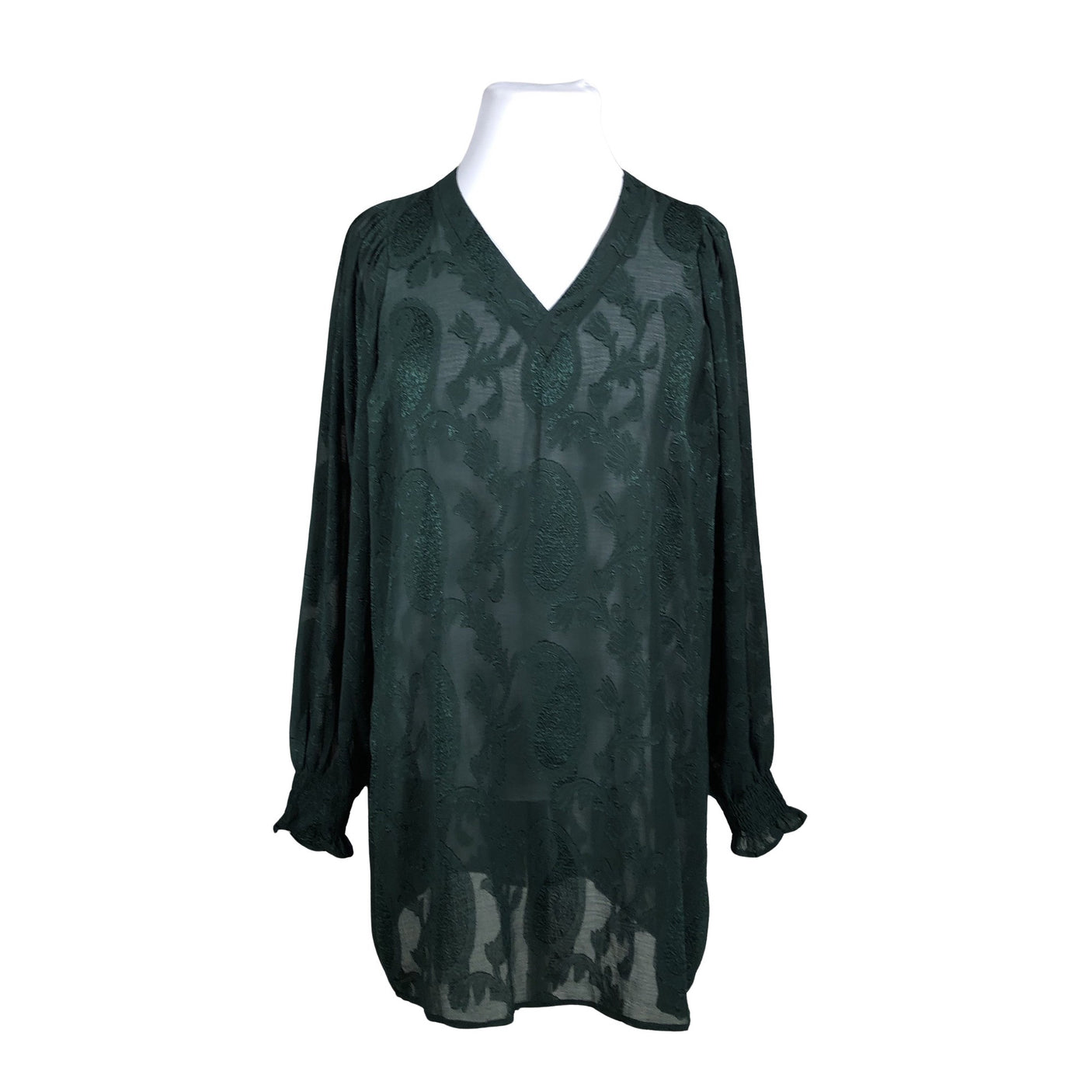 Unisex Zizzi - Õhuke tuunika, suurus 42 - Roheline (1)