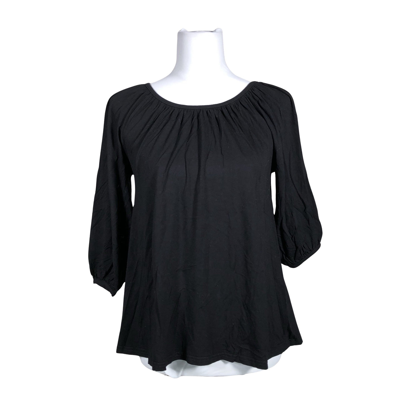 Unisex Nanso - Trikotaažist pluus, suurus 36 - Must (1)