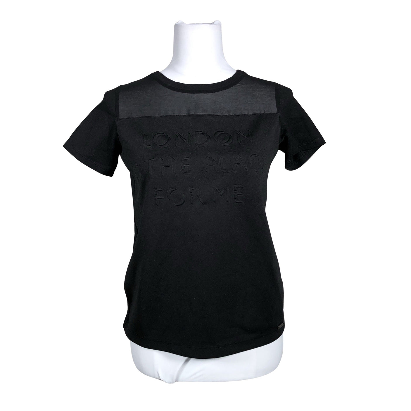 Unisex Guess - T-särk, suurus 34 - Must (1)