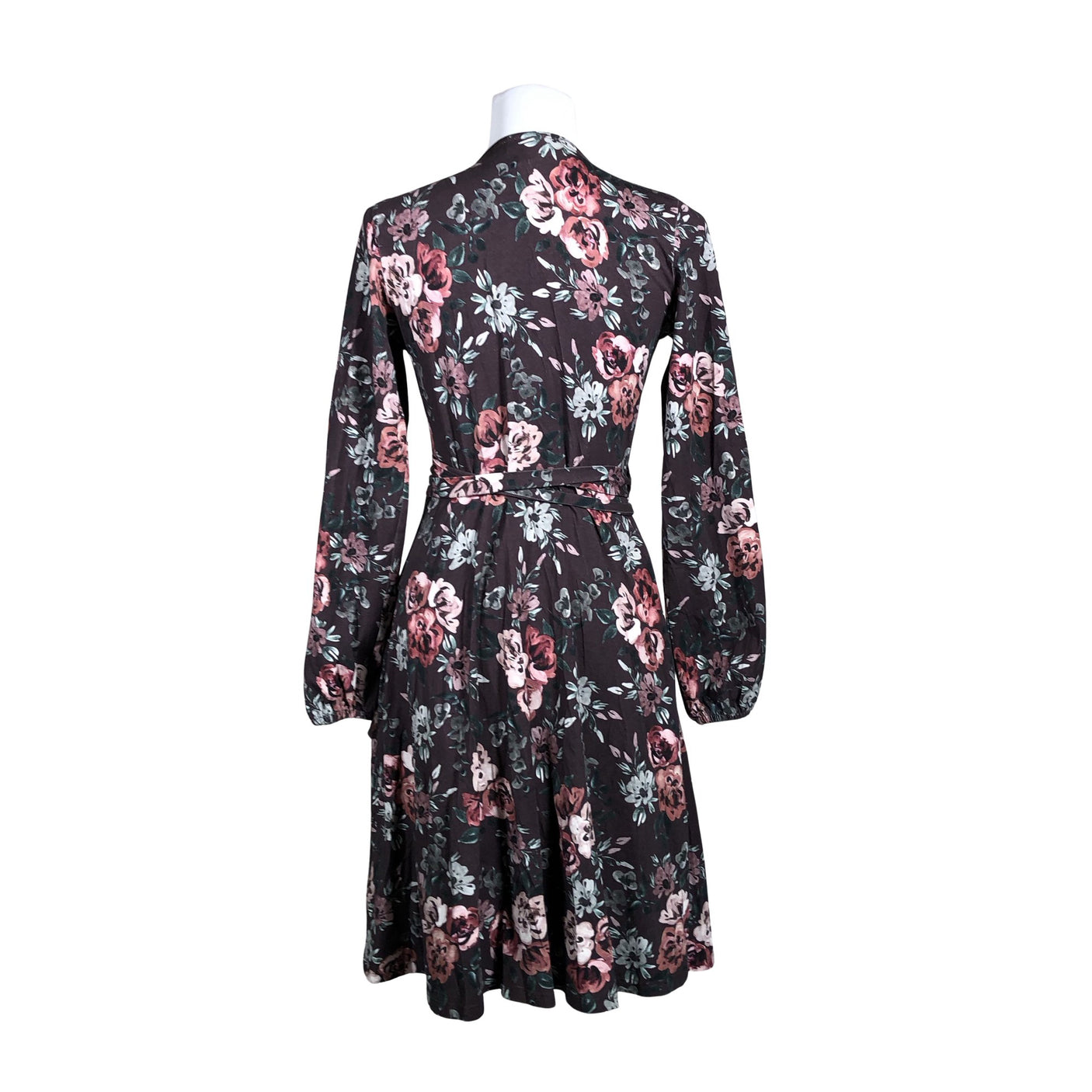 Unisex Versonpuoti - Trikotaažist kleit, suurus 36 - Veinipunane (2)