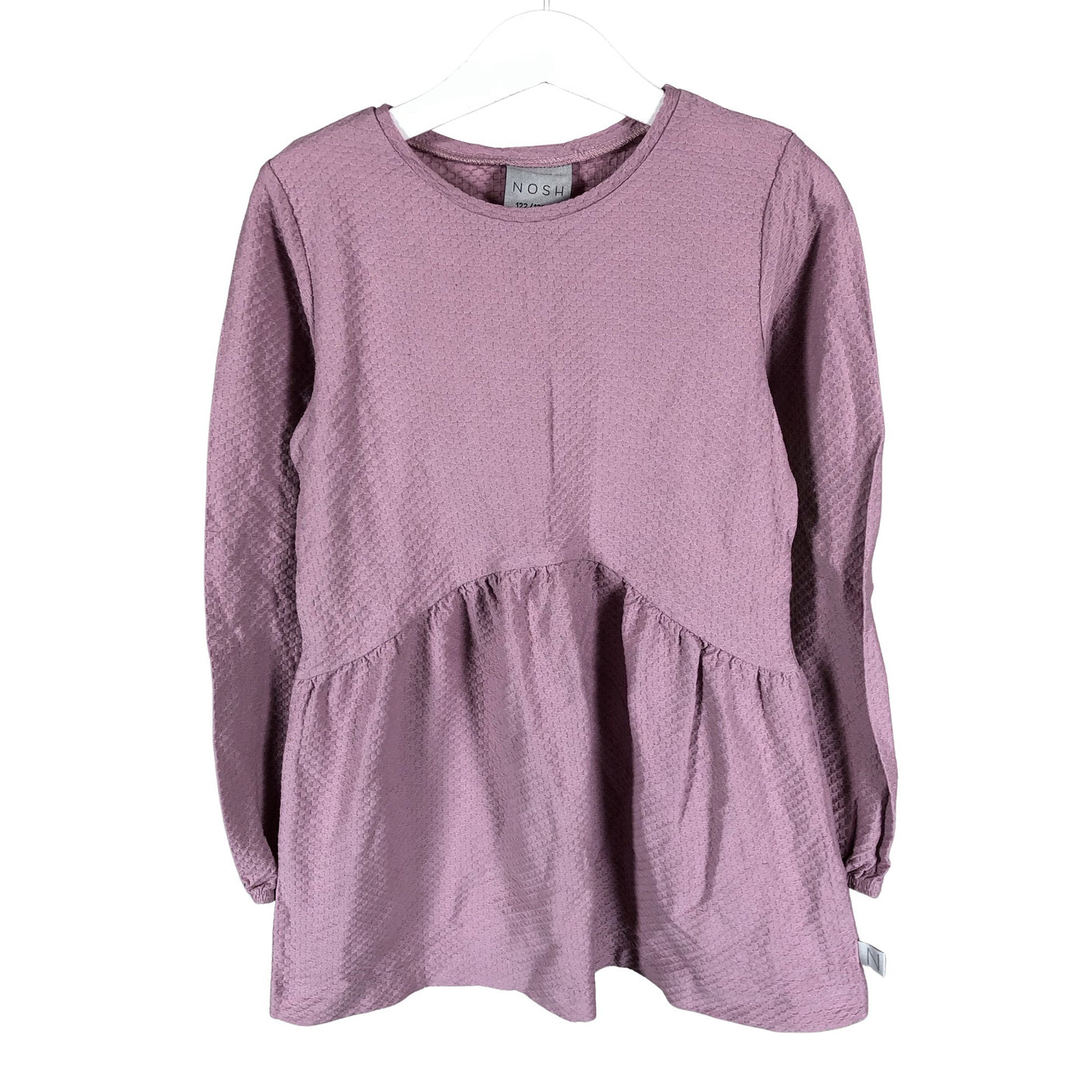 Unisex NOSH - Trikotaažist kleit, suurus 122 - 128 - Heleroosa (1)