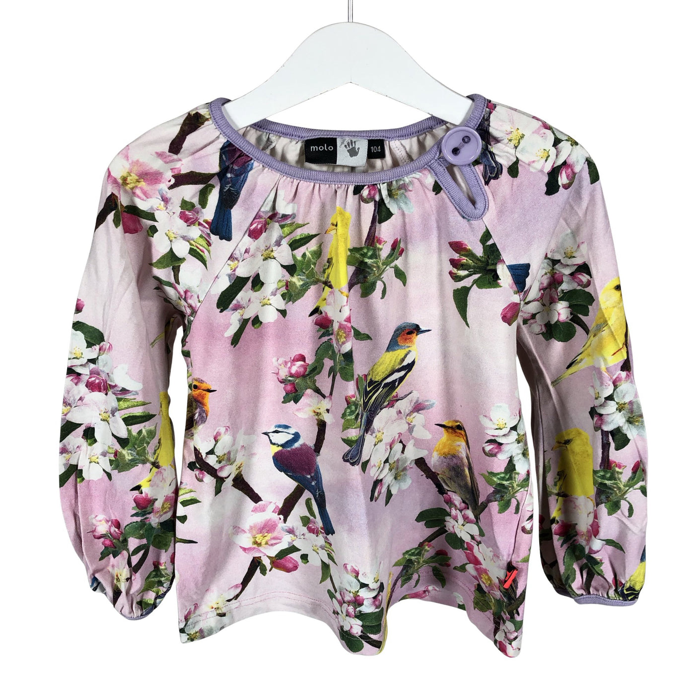 Unisex Molo Kids - Trikotaažist pluus, suurus 98 - 104 - Heleroosa (1)