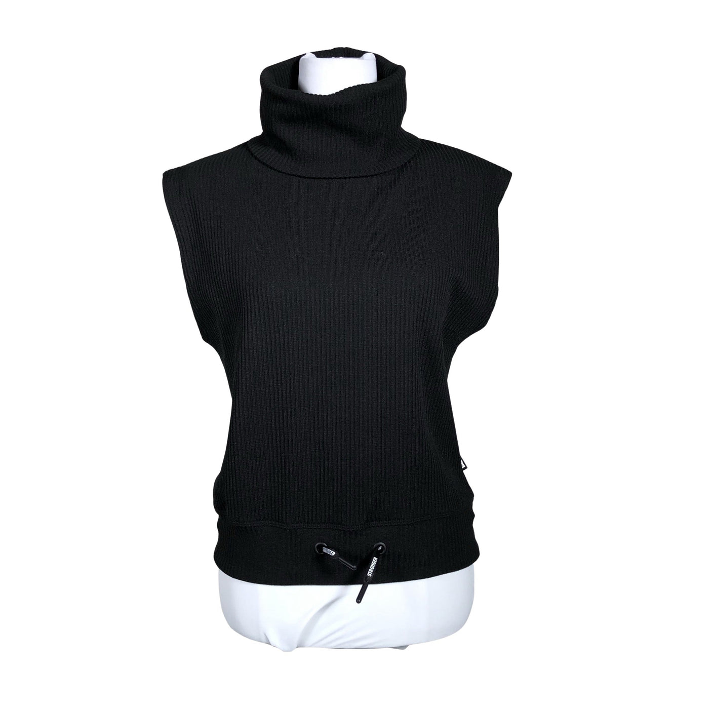 Unisex Stronger - Kootud vest, suurus 38 - Must (1)