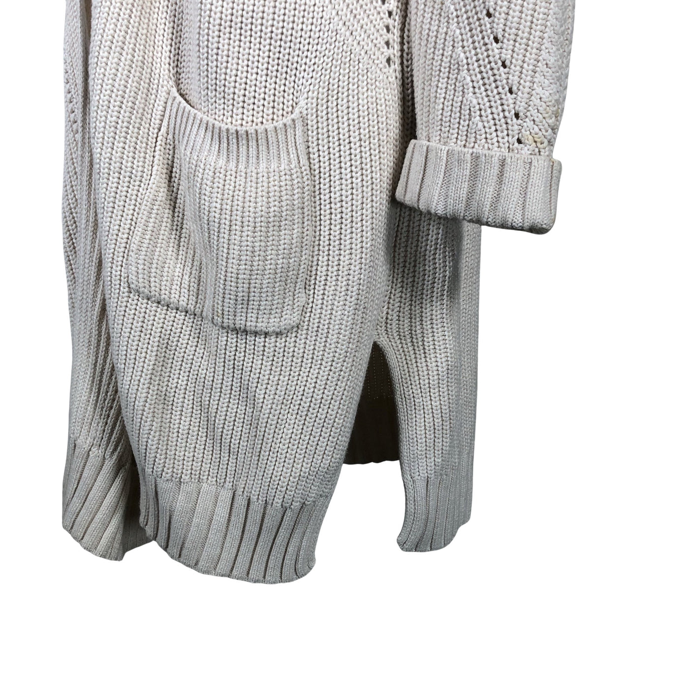Unisex Repeat - Kardigan, suurus 40 - Looduslik valge (2)