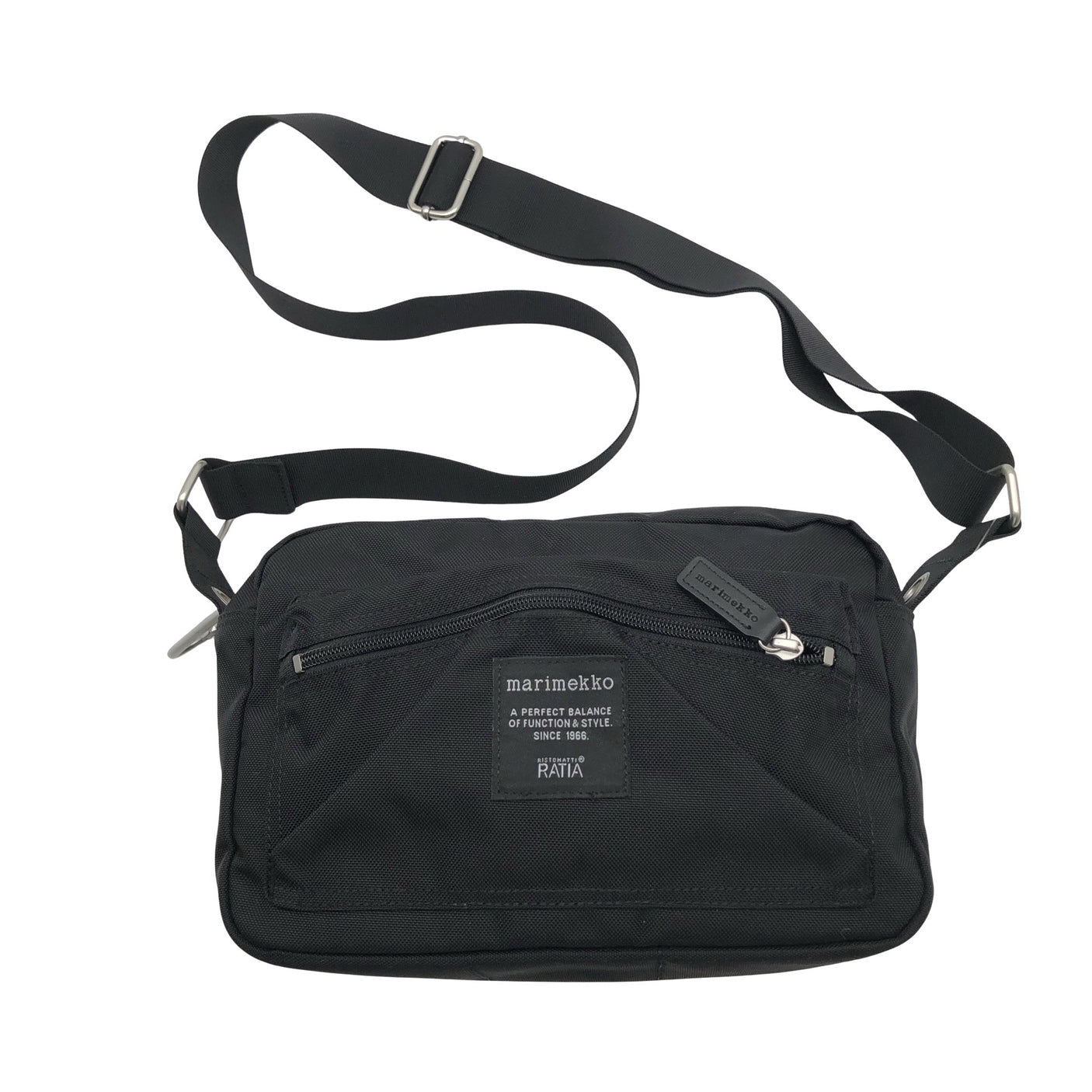 Unisex Marimekko - Õlakott, suurus Midi - Must (1)