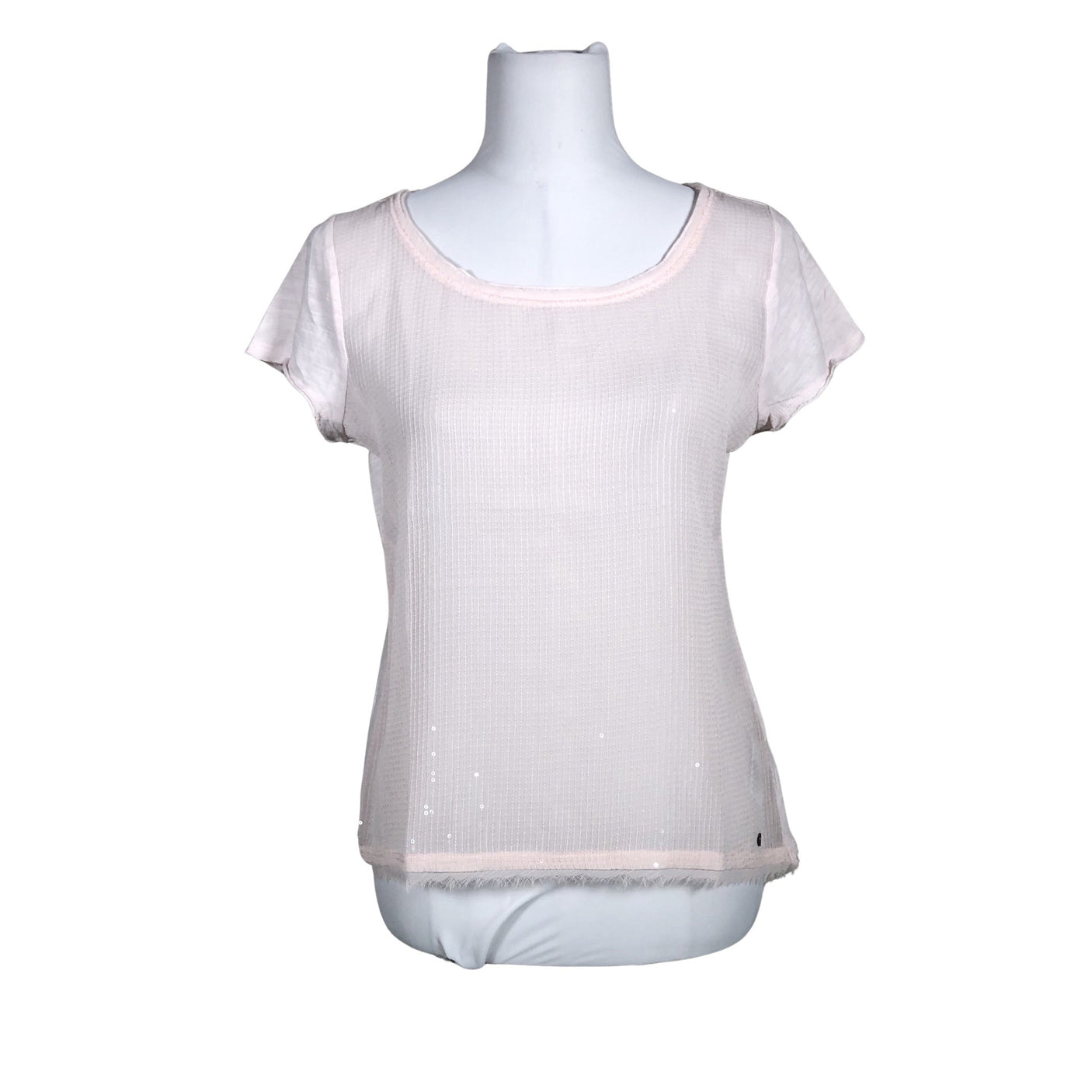 Unisex Abercrombie&Fitch - T-särk, suurus 38 - Heleroosa (1)