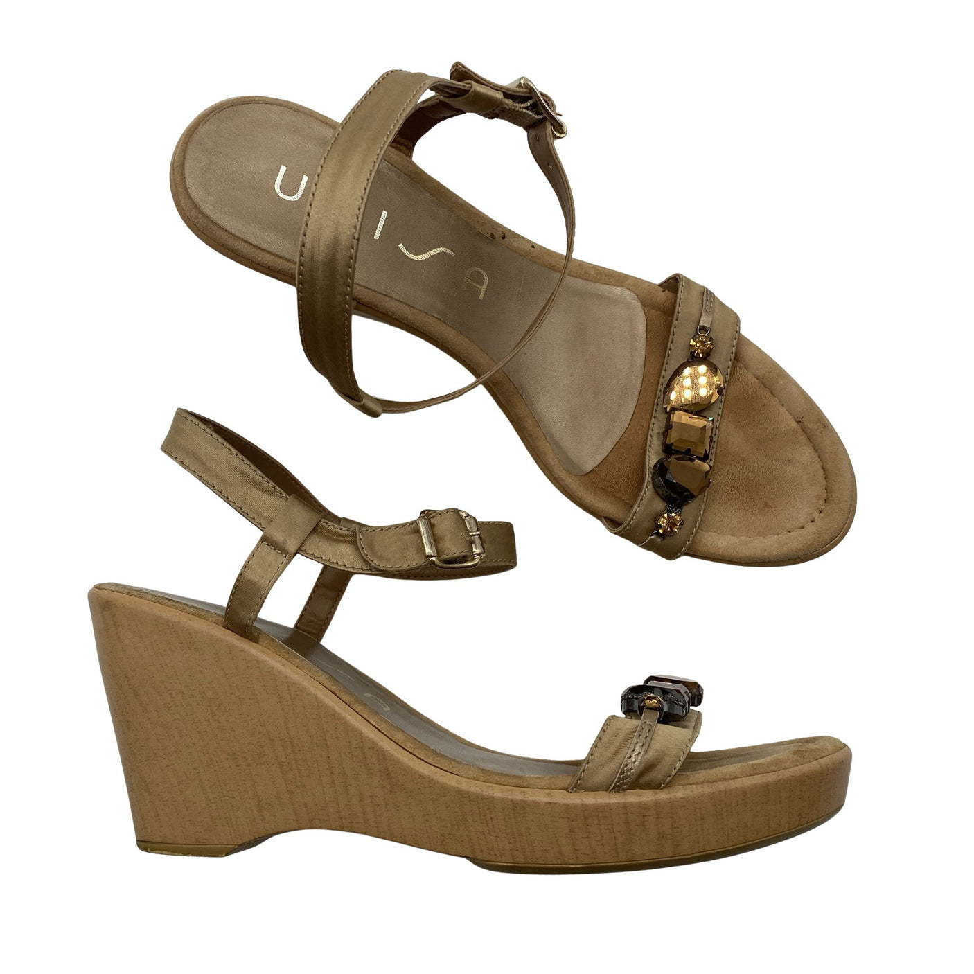 Unisex Unisa - Kiilkontsaga rihmikud, suurus 41 - Beige (1)