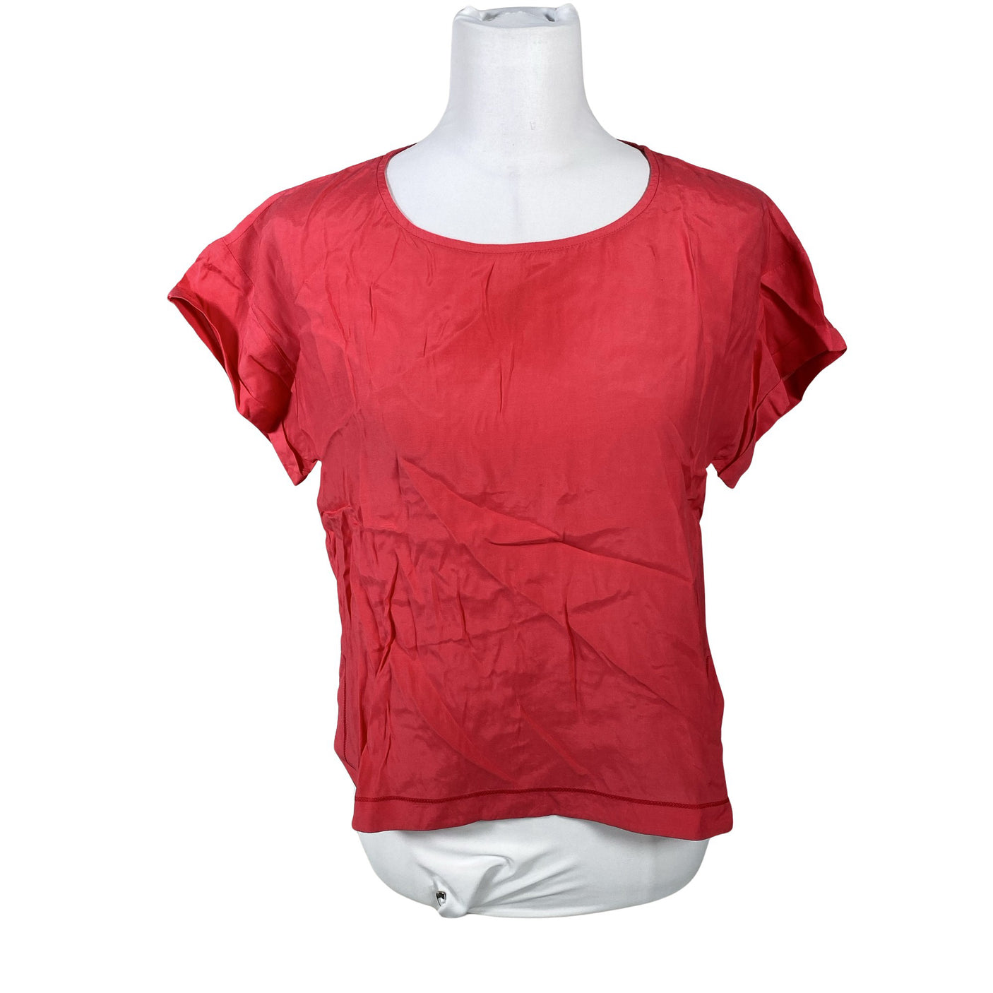 Unisex Max&Co - Lühikeste käistega pluus, suurus 36 - Punane (1)